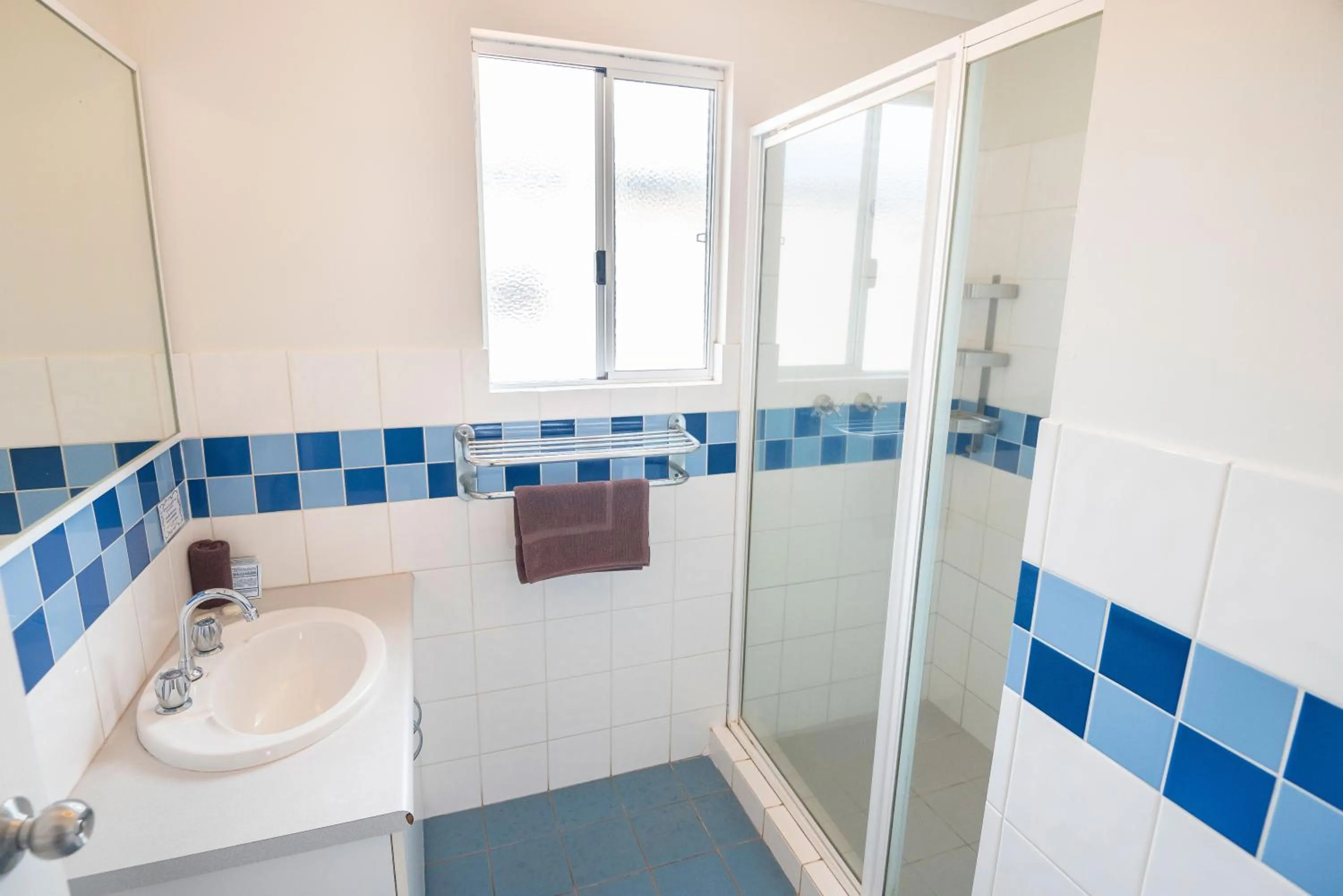 Bathroom in Belair Gardens Caravan Park