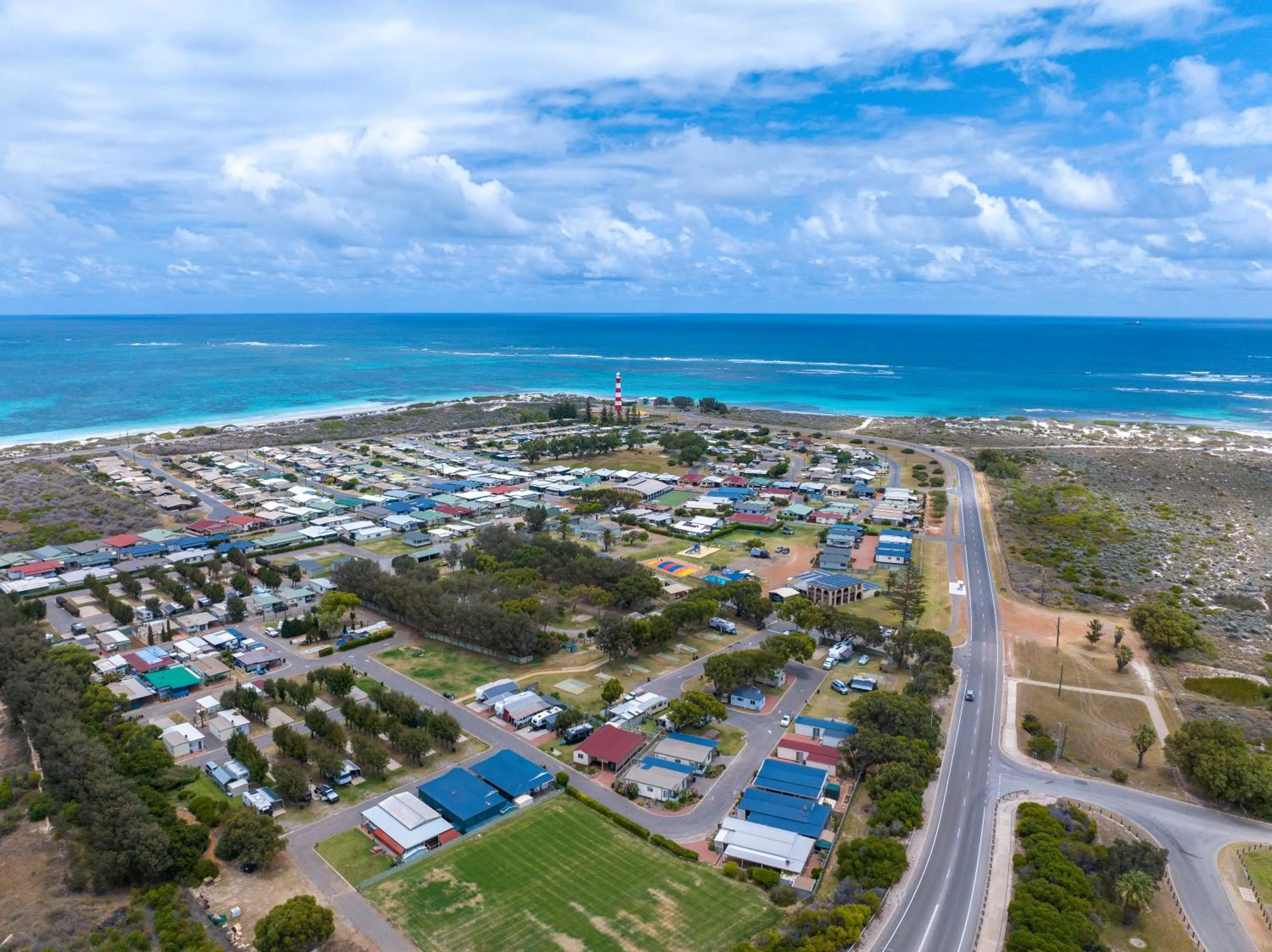 Bird's eye view in Belair Gardens Caravan Park