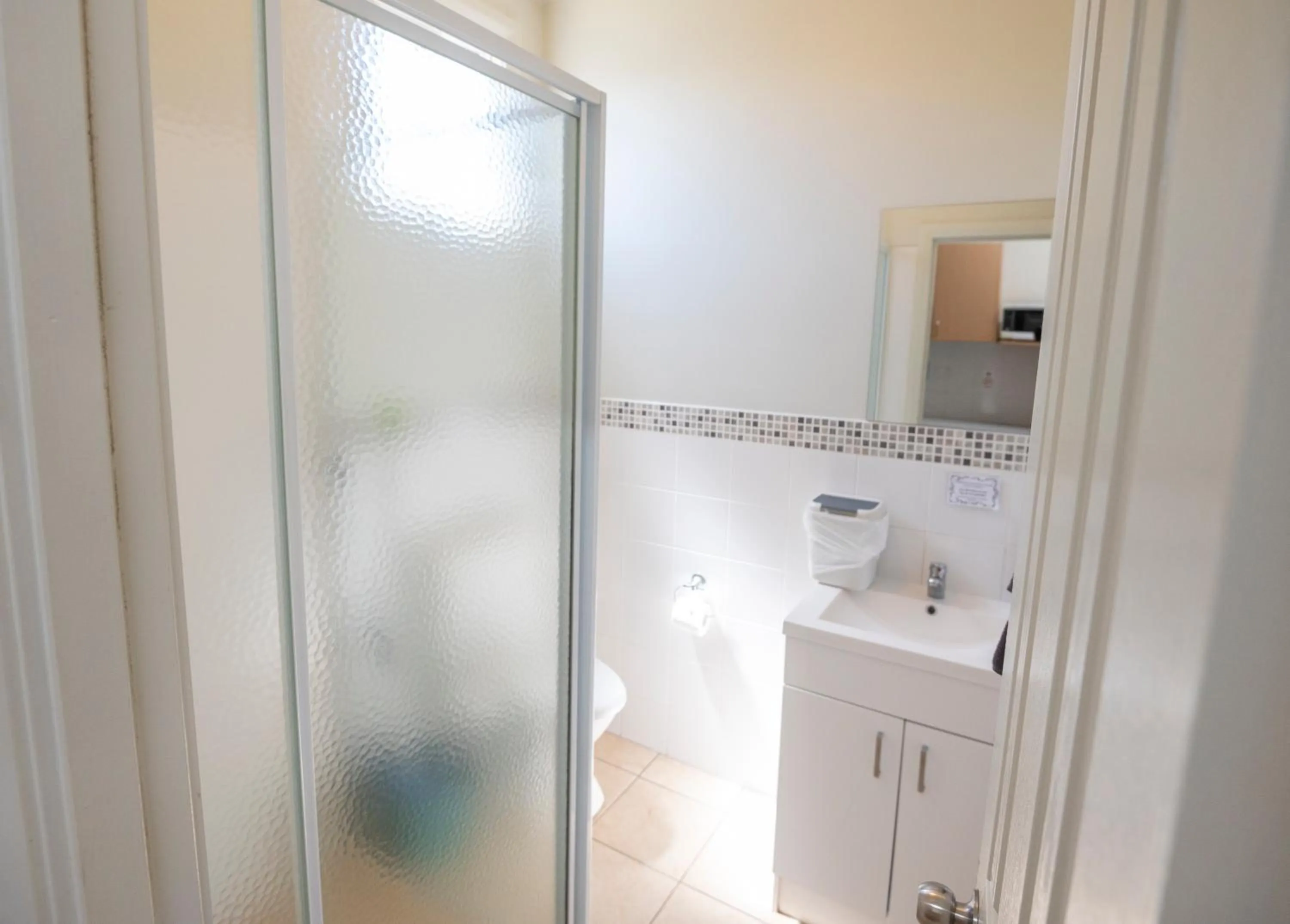Bathroom in Belair Gardens Caravan Park