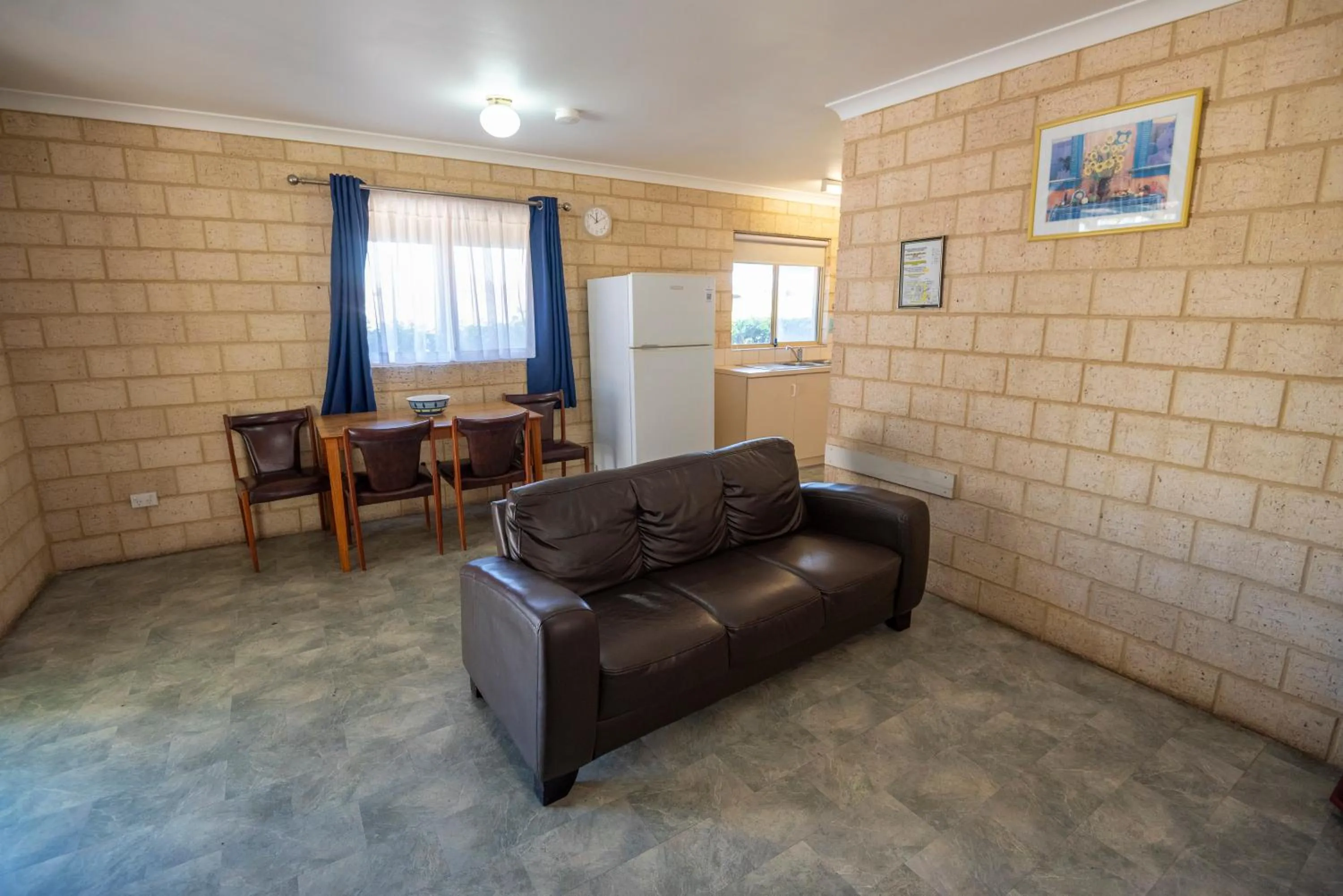 Dining area in Belair Gardens Caravan Park