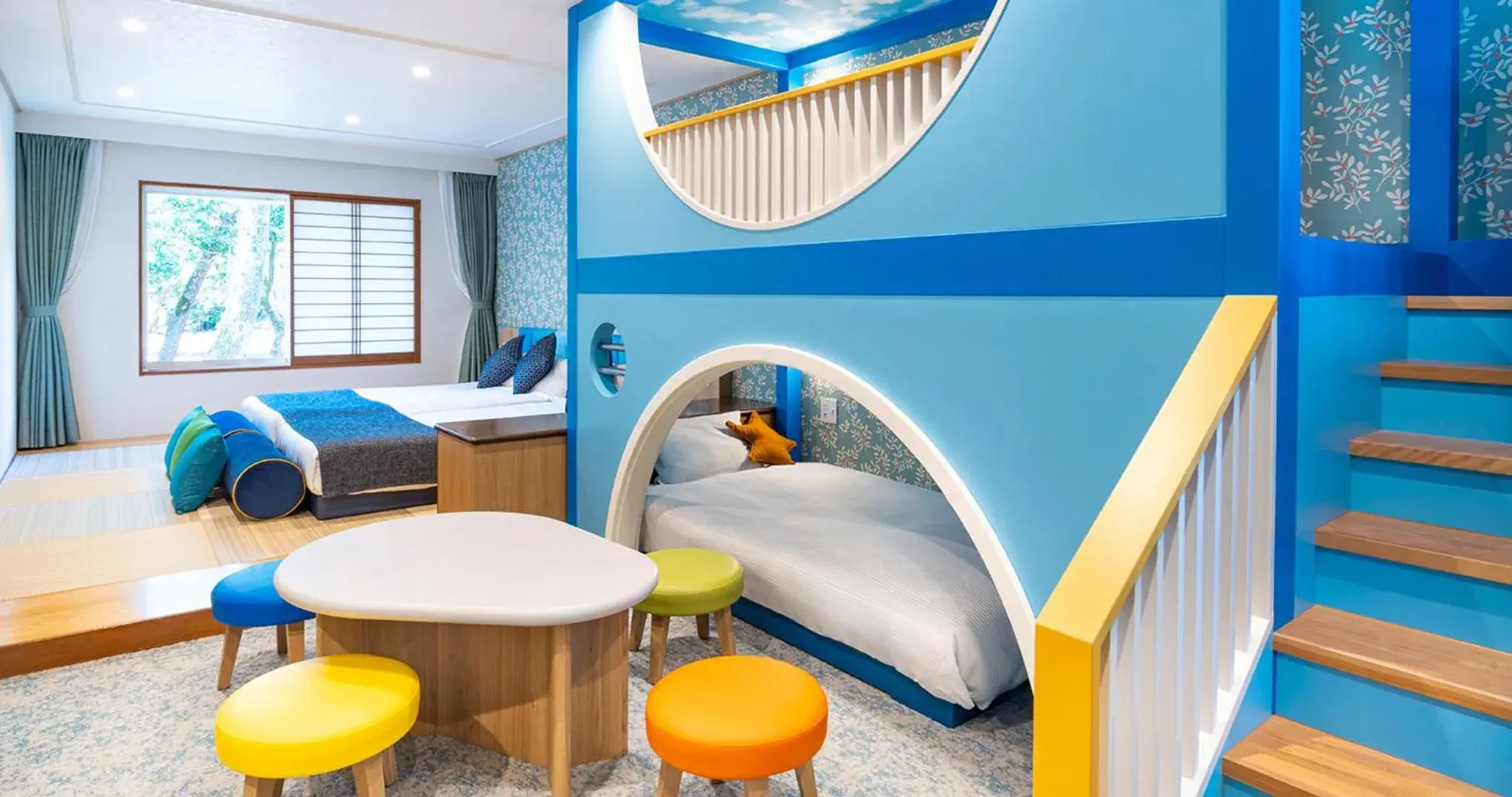 Bed in Seagaia Forest Cottages Bed in Seagaia Forest Cottages