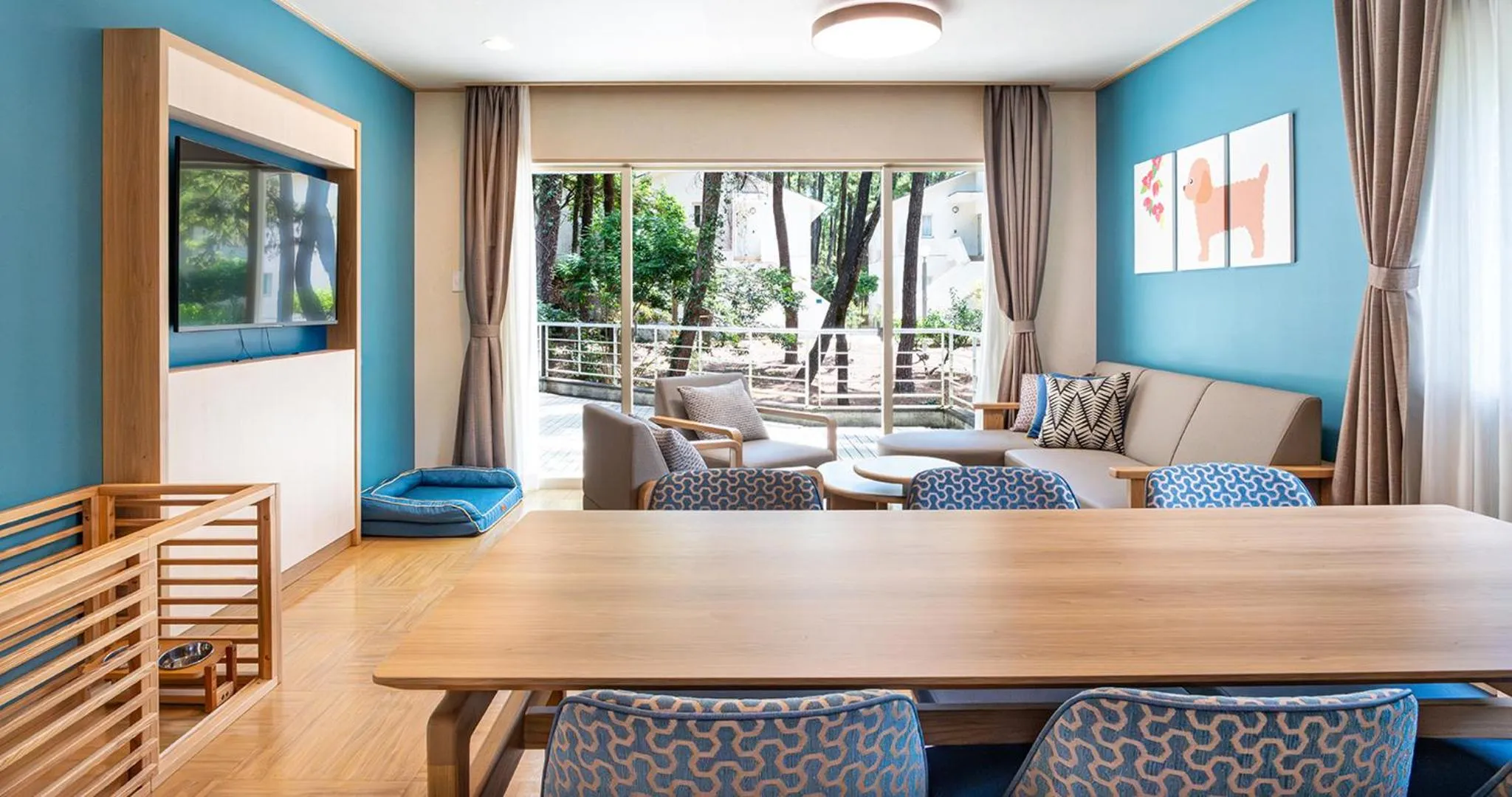 pet friendly in Seagaia Forest Cottages