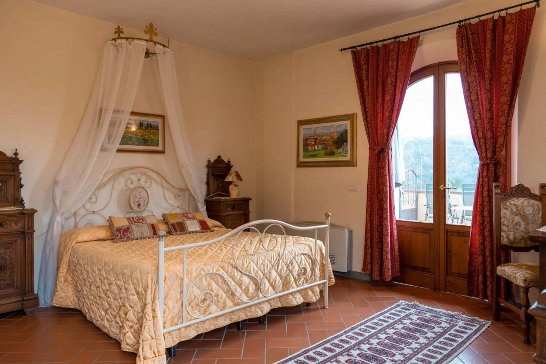 Bed in Villa La Malva