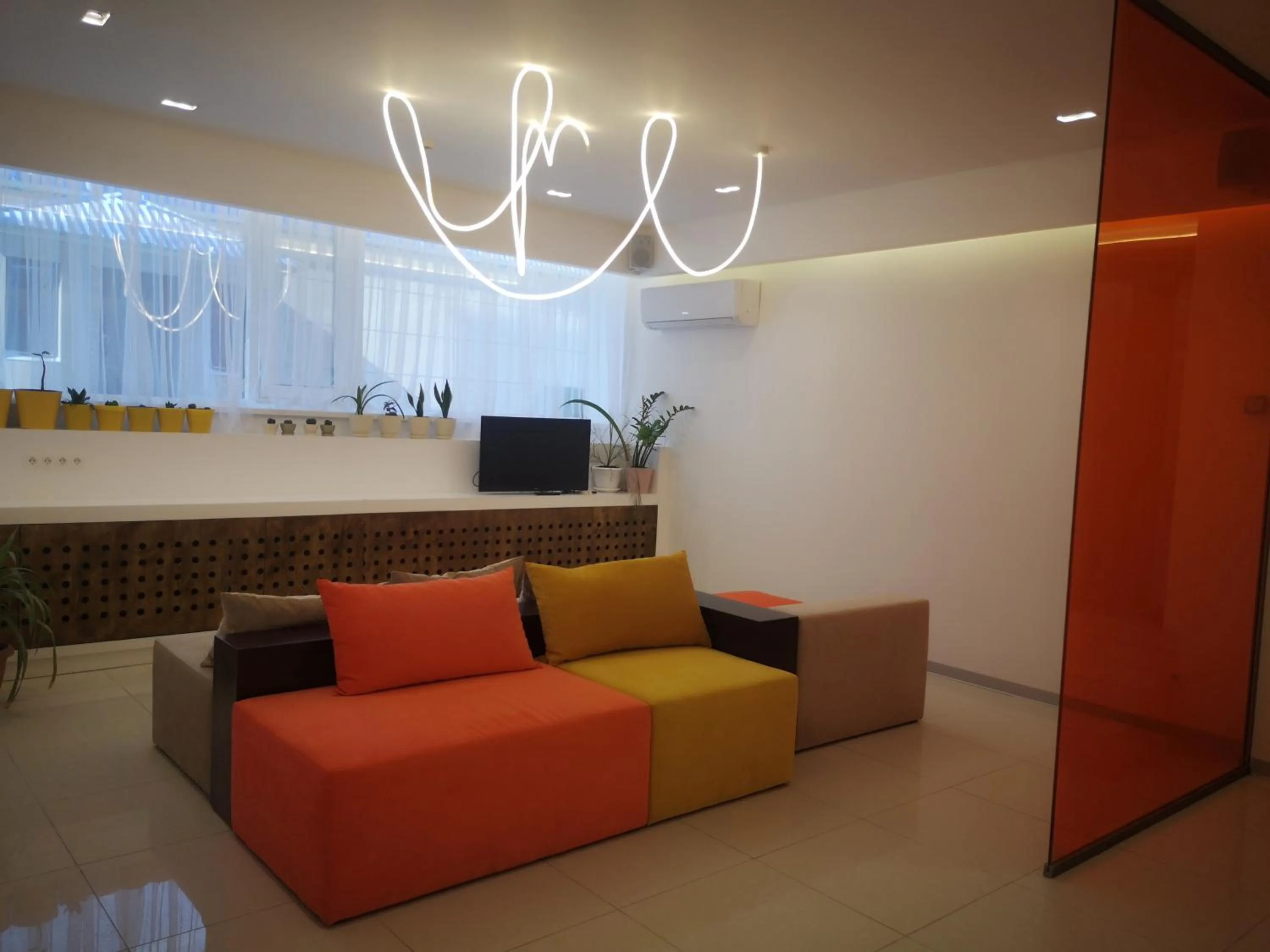 Seating area in Ayhan Hotel