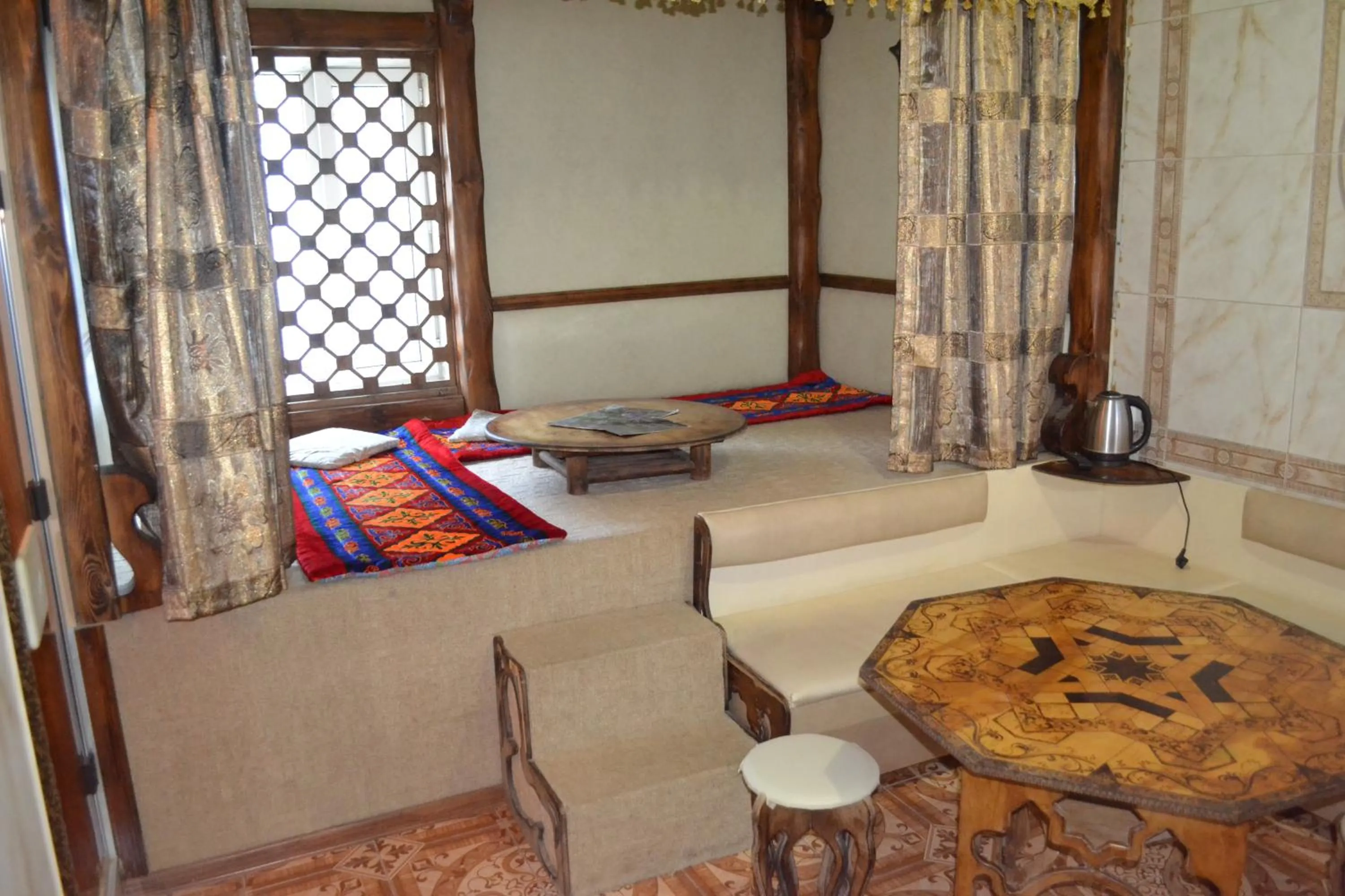 Steam room, Bed in Ayhan Hotel