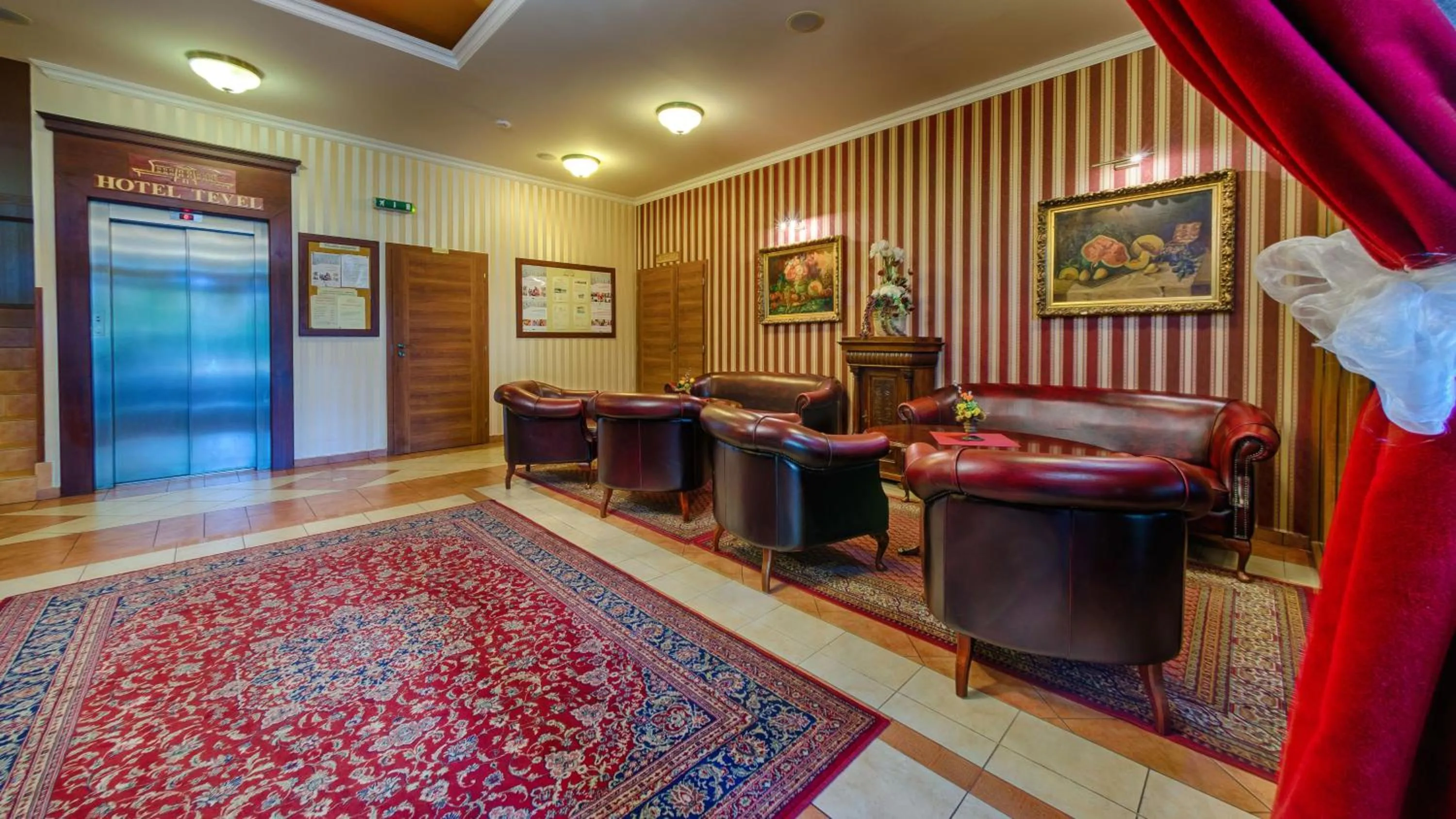 Lobby or reception in Hotel Tevel