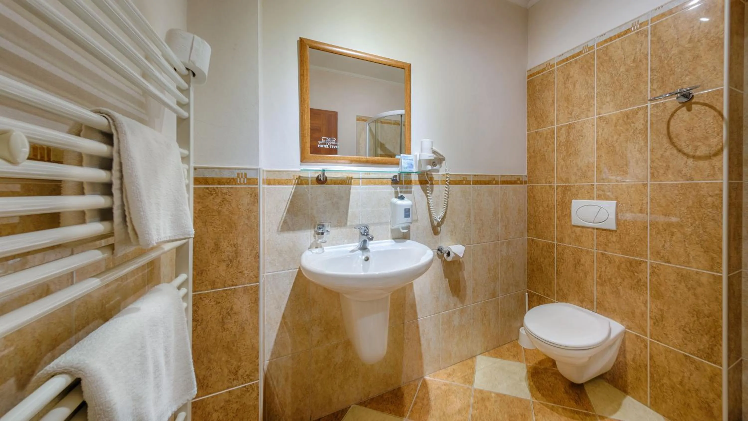 Bathroom in Hotel Tevel