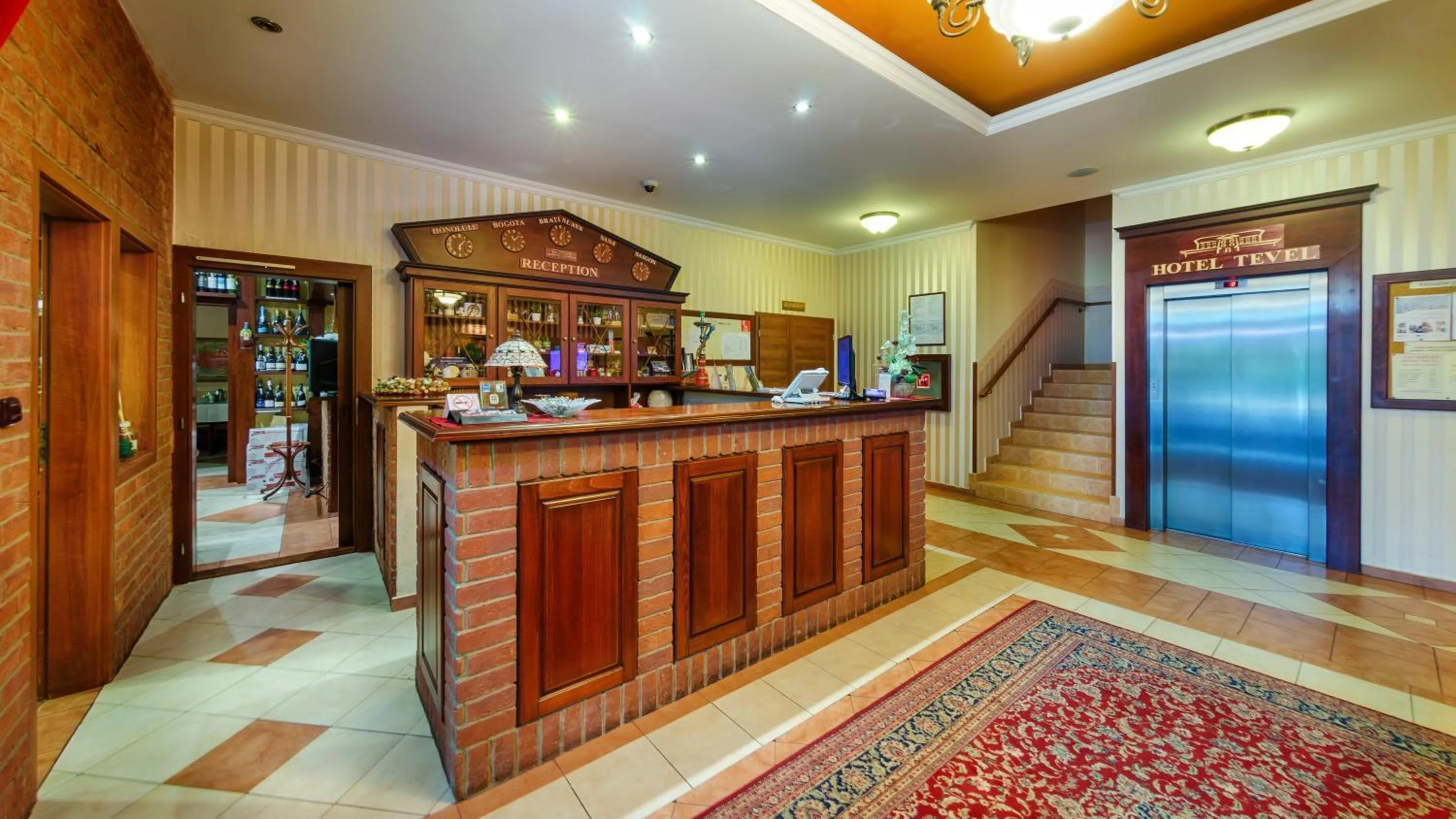 Lobby or reception in Hotel Tevel
