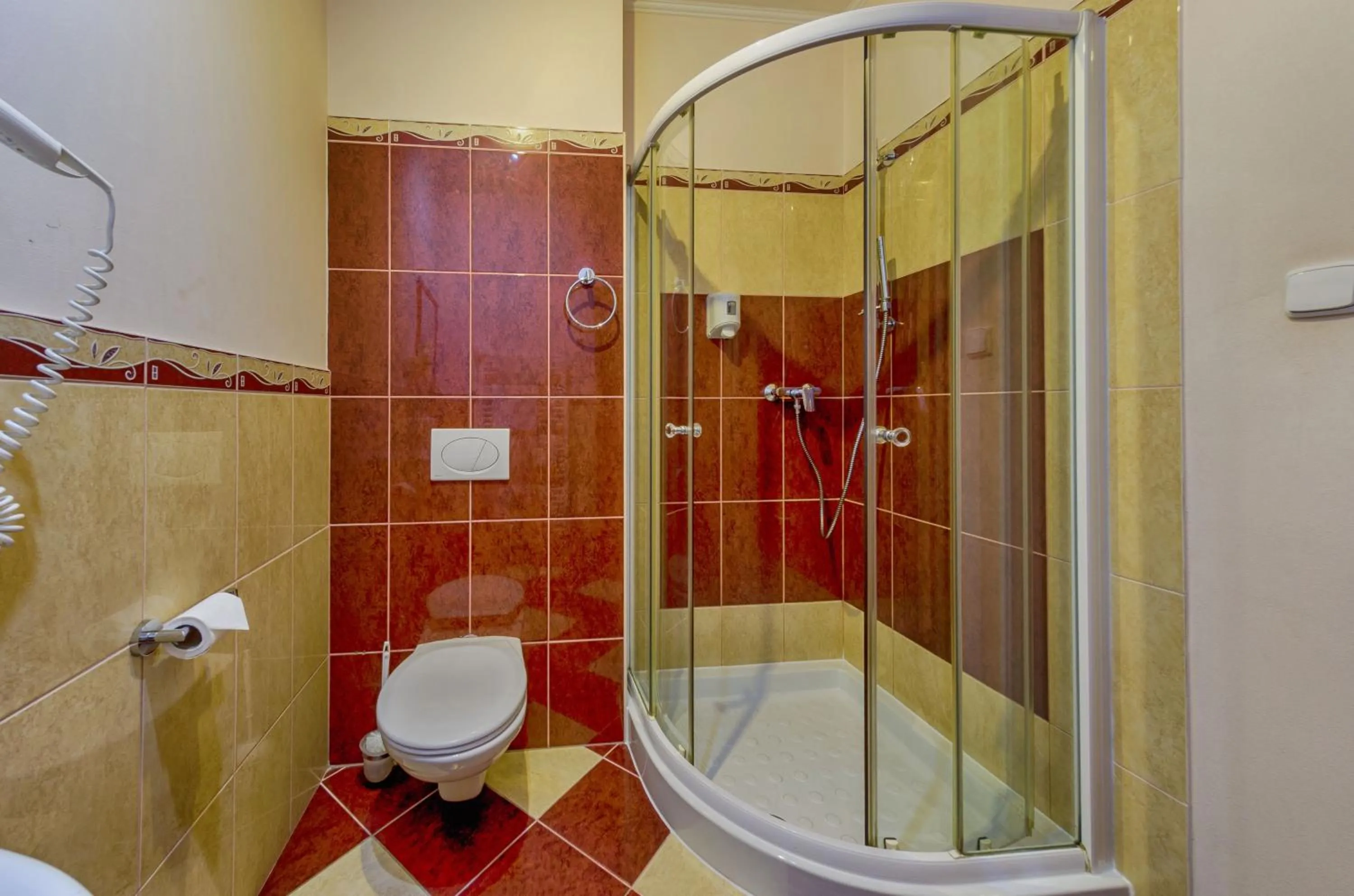 Shower in Hotel Tevel