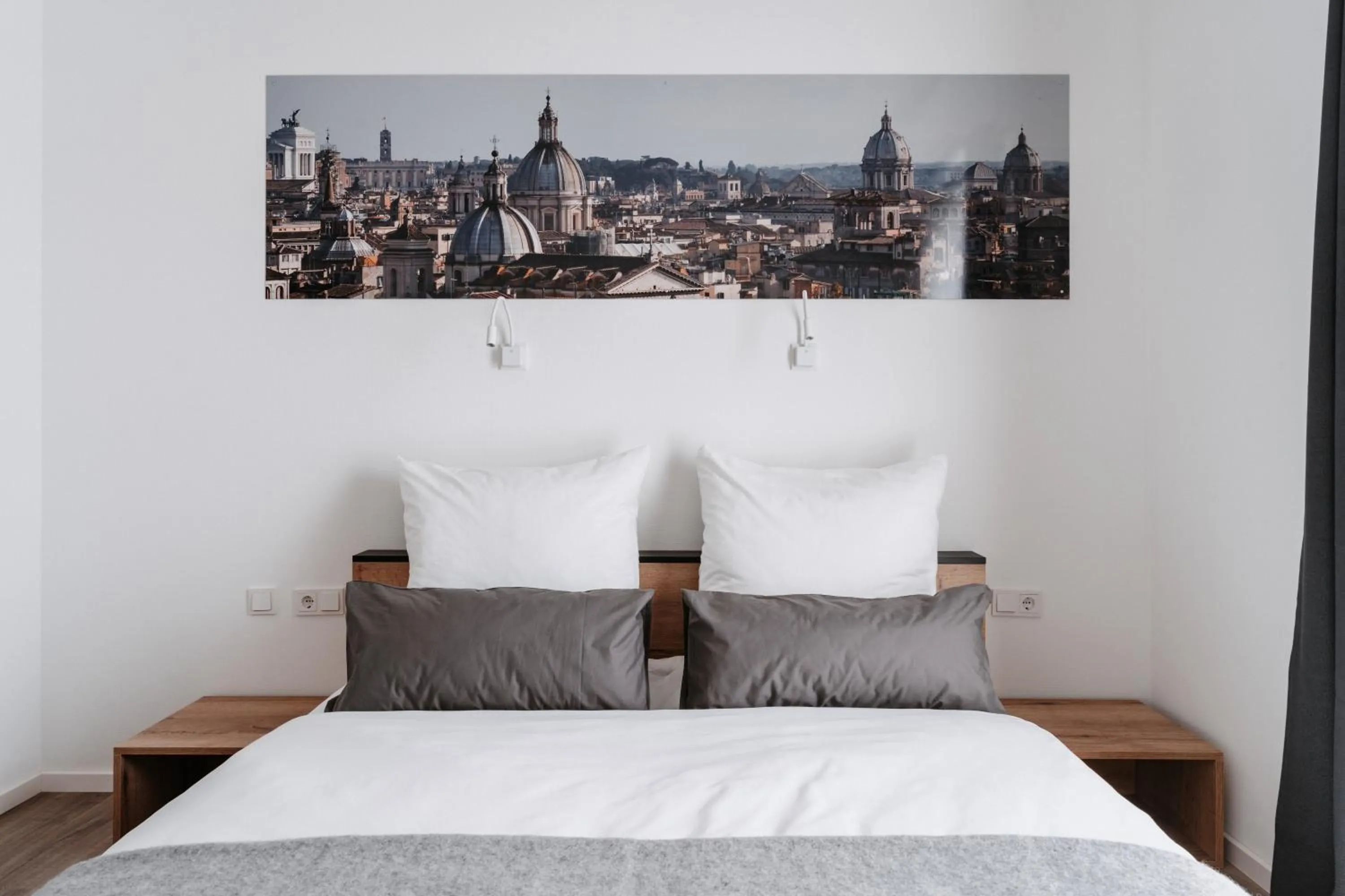 Bed in STEP INN The Fair Hotel