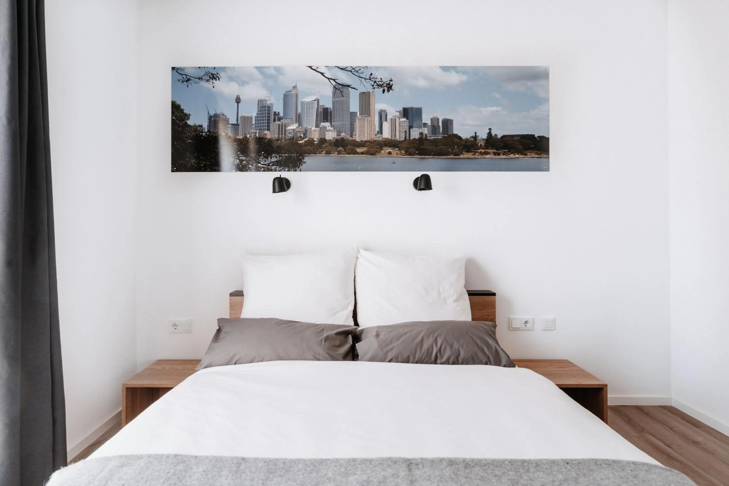 Bed in STEP INN The Fair Hotel