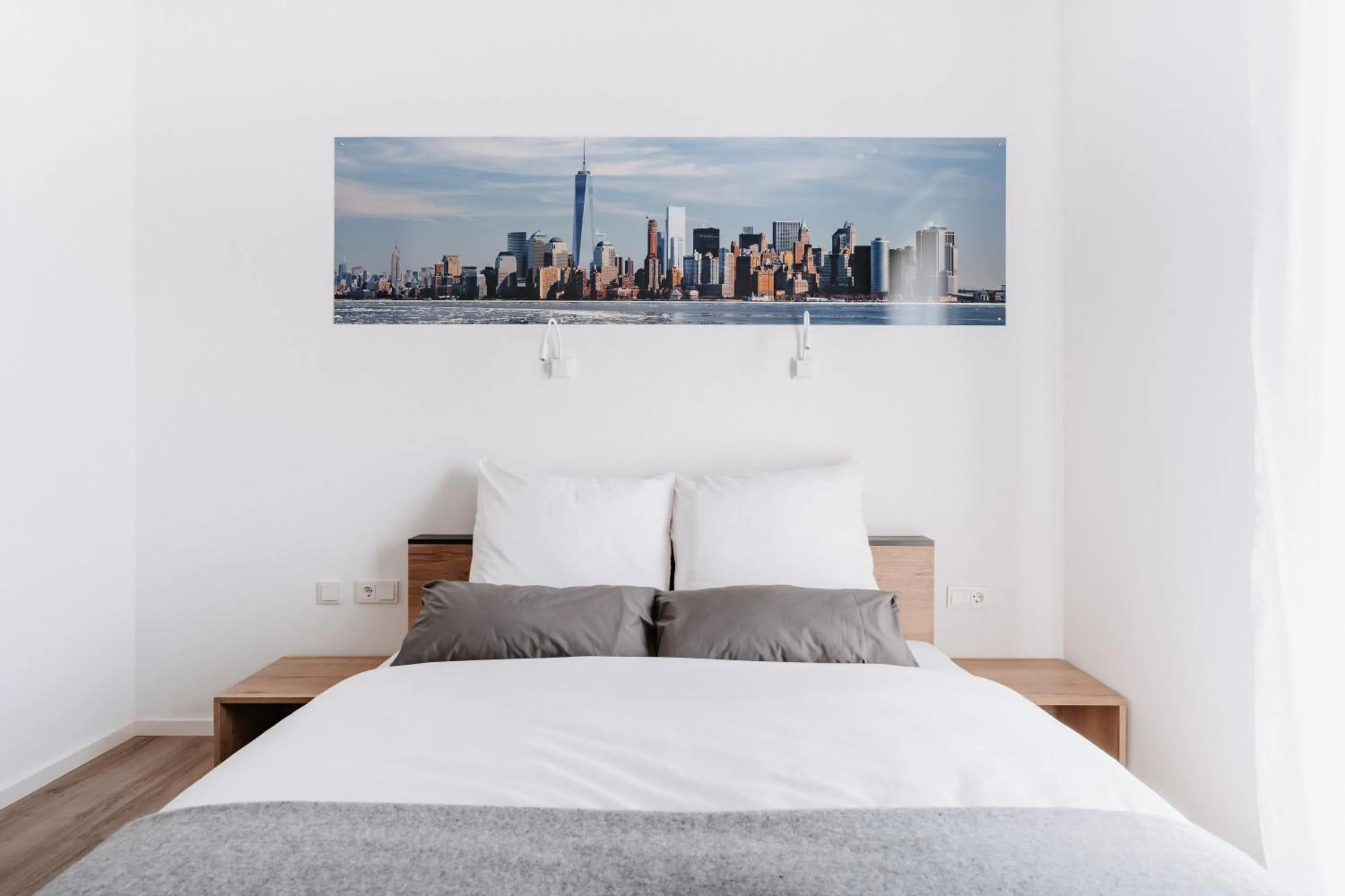 Bed in STEP INN The Fair Hotel