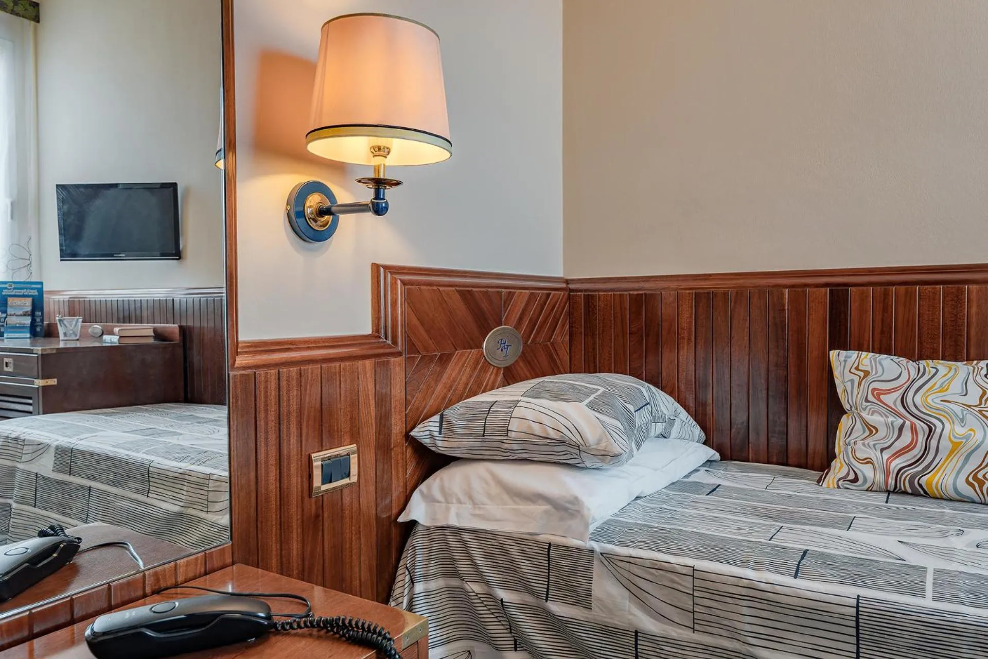 Bed in Hotel Tornese - Rooftop Sea View