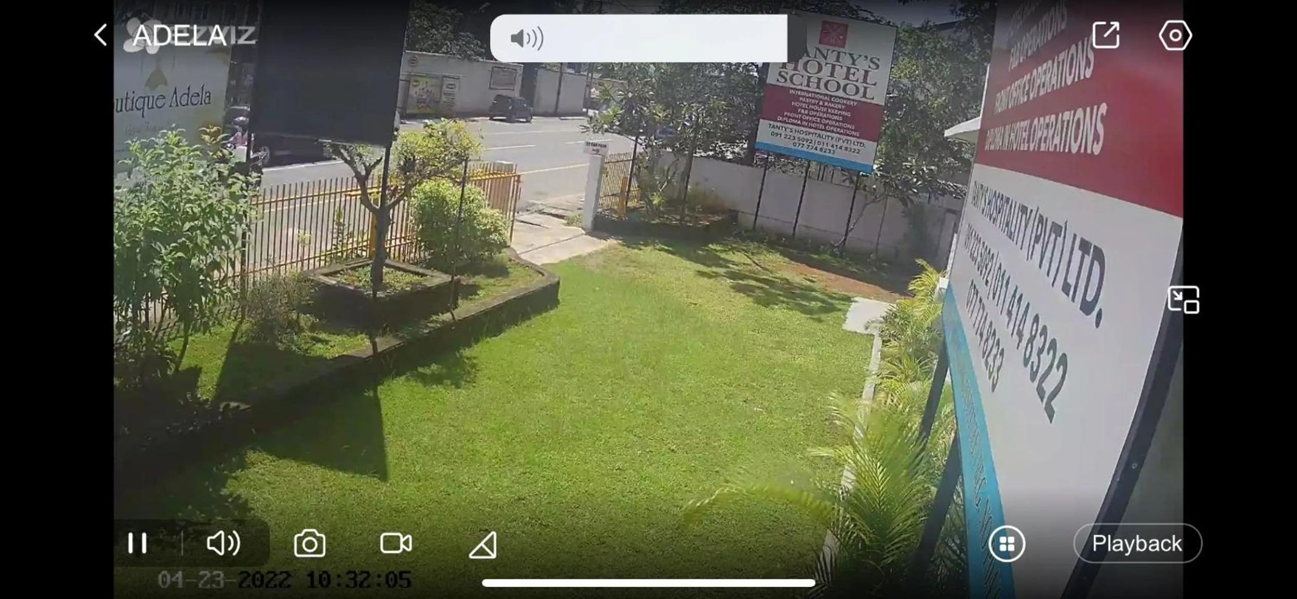 Facade/entrance in Tanty’s Hostel