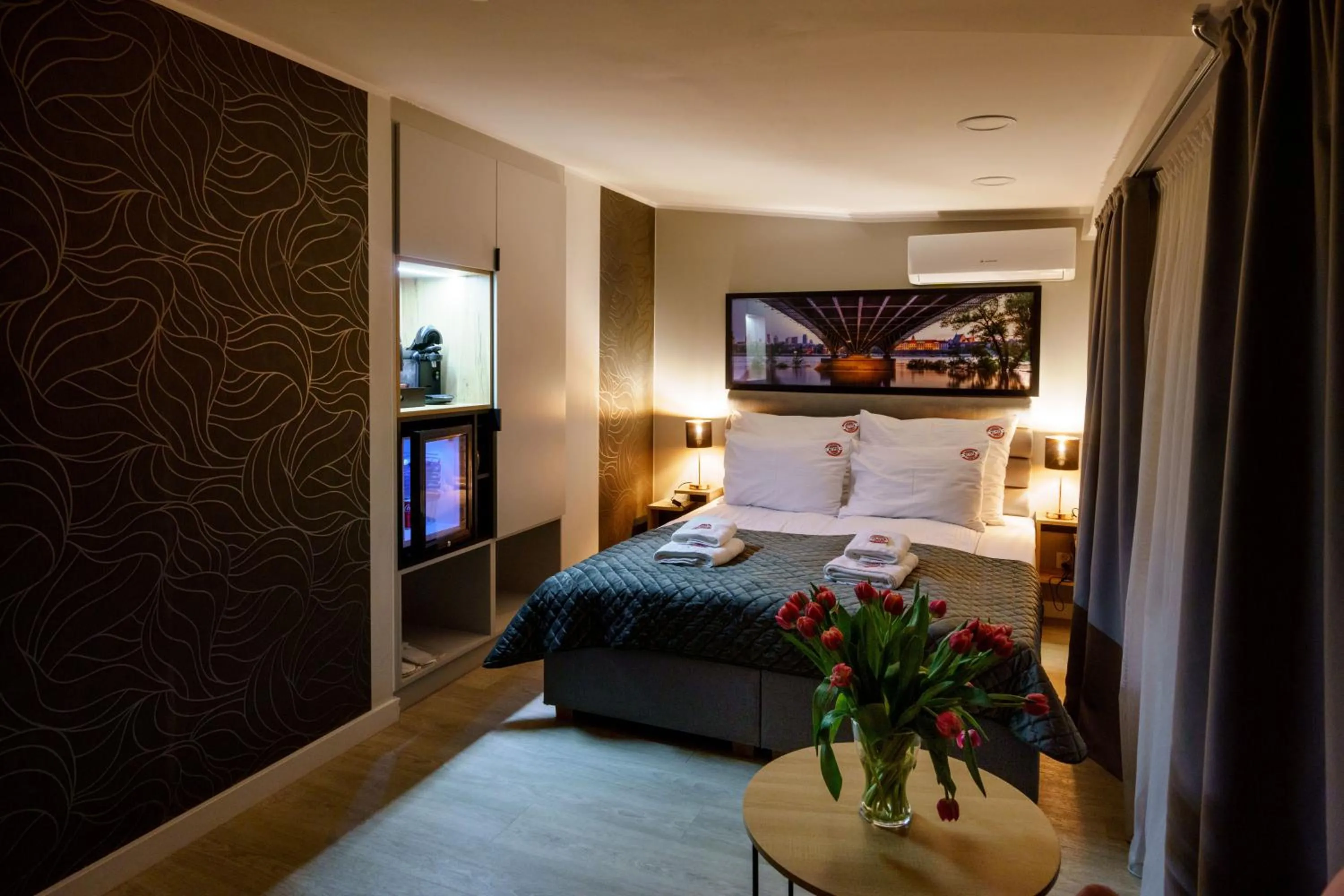 Bedroom, Bed in Kamienica no 111a Warsaw Airport