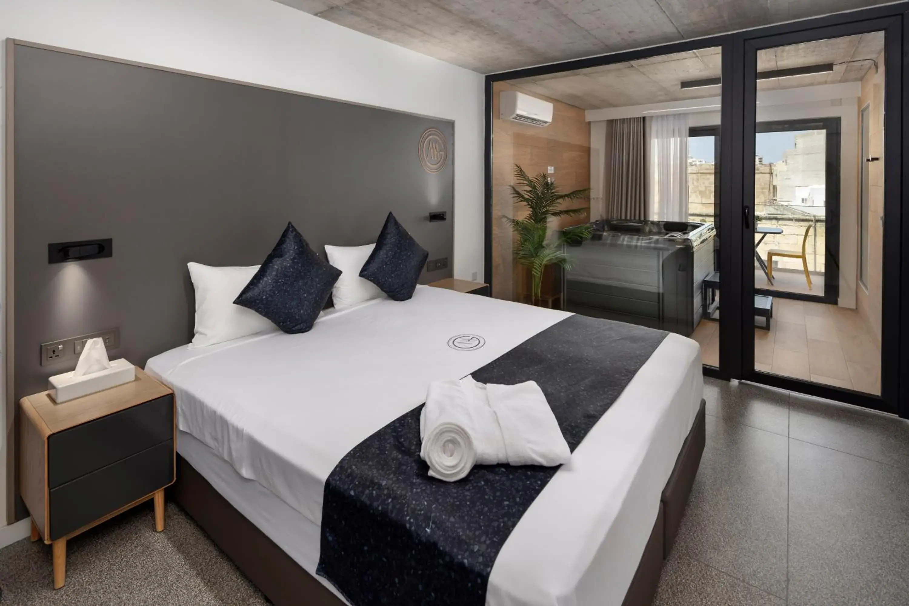 Bed in Grands Suites Hotel Residences and Spa Bed in Grands Suites Hotel Residences and Spa