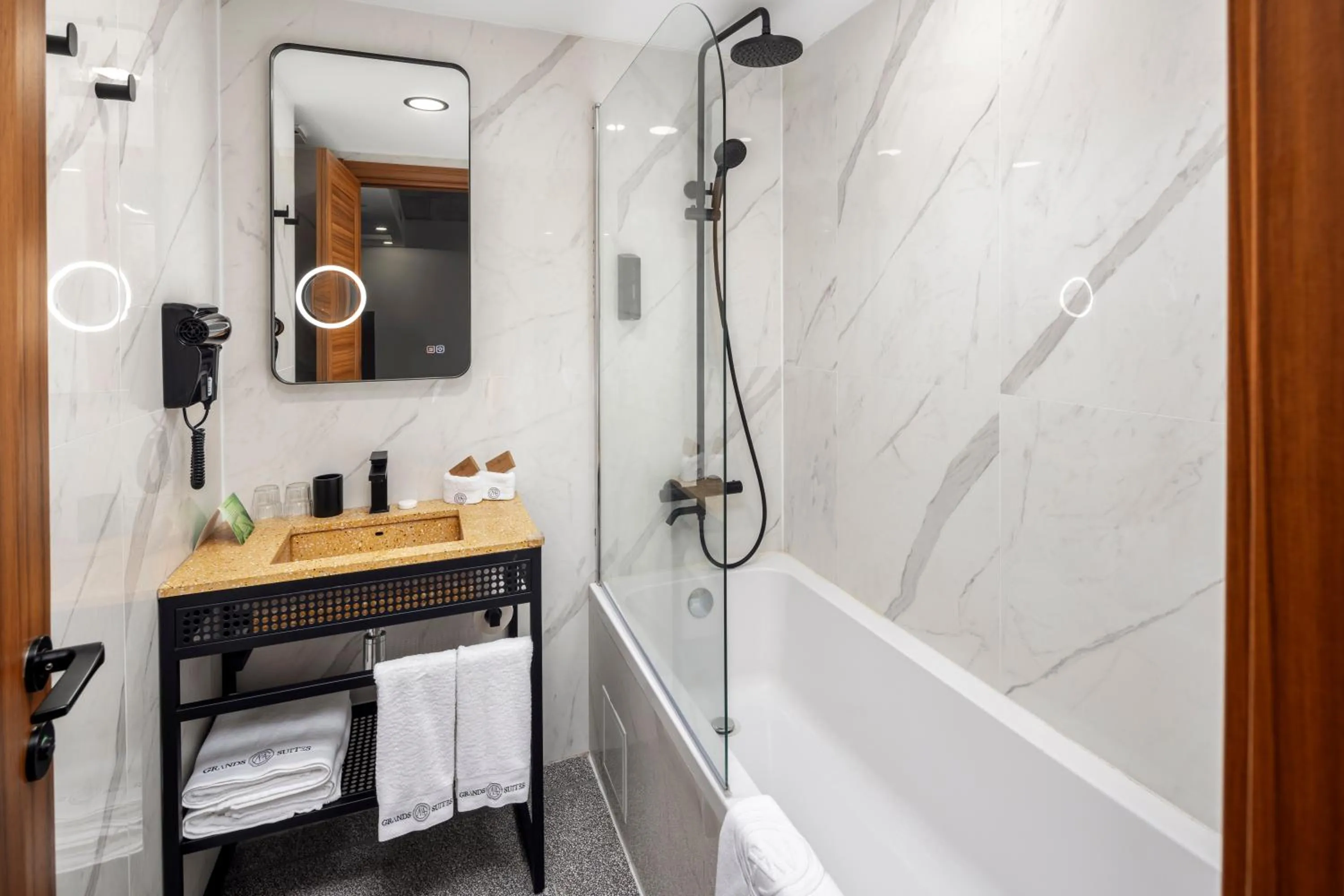 Shower in Grands Suites Hotel and Spa Sliema