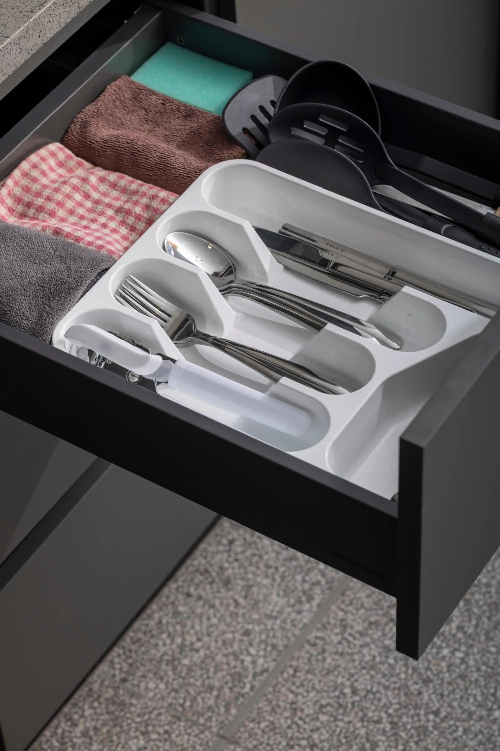 Kitchen or kitchenette in Grands Suites Hotel and Spa Sliema