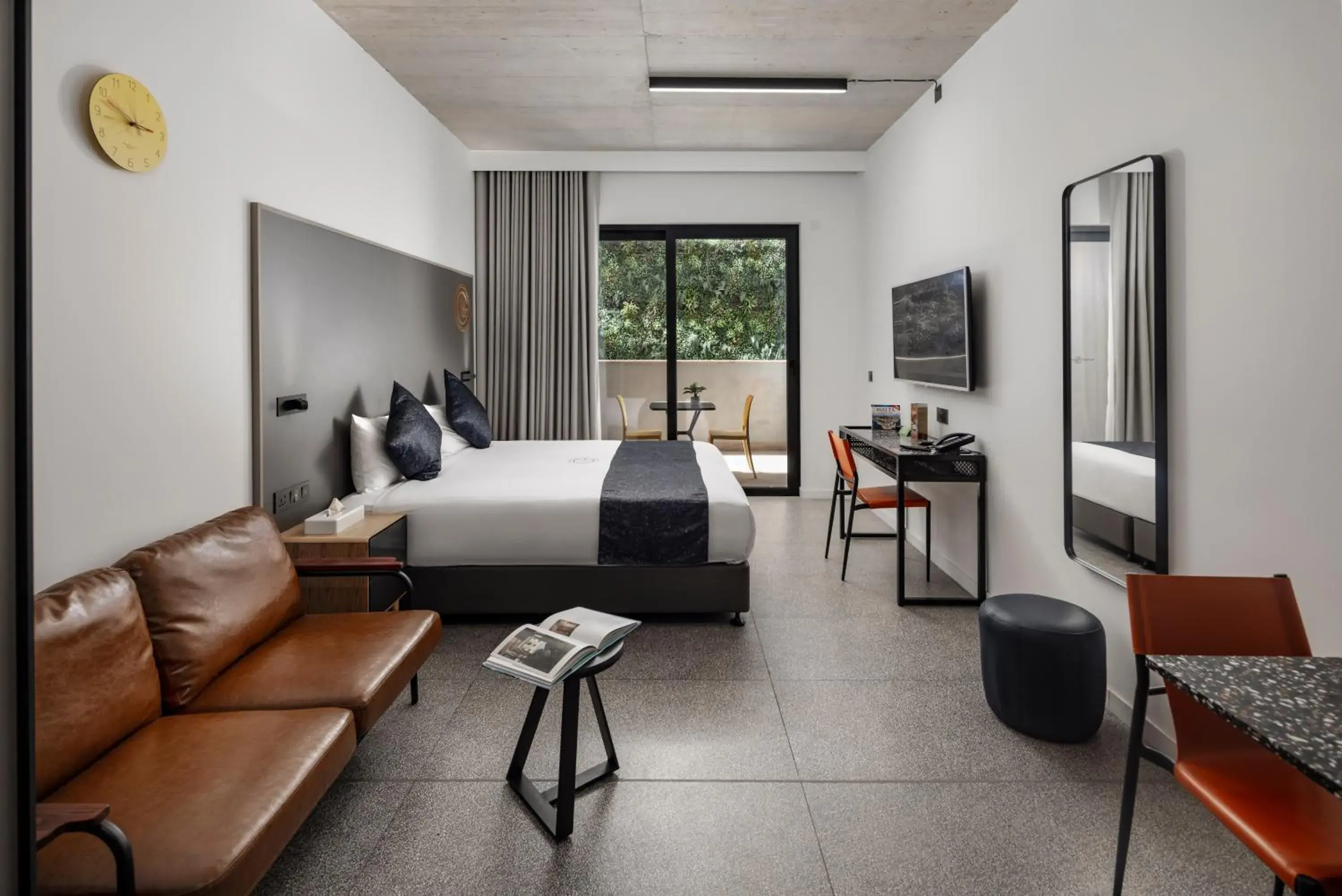 Balcony/Terrace, Bed in Grands Suites Hotel Residences and Spa Balcony/Terrace, Bed in Grands Suites Hotel Residences and Spa