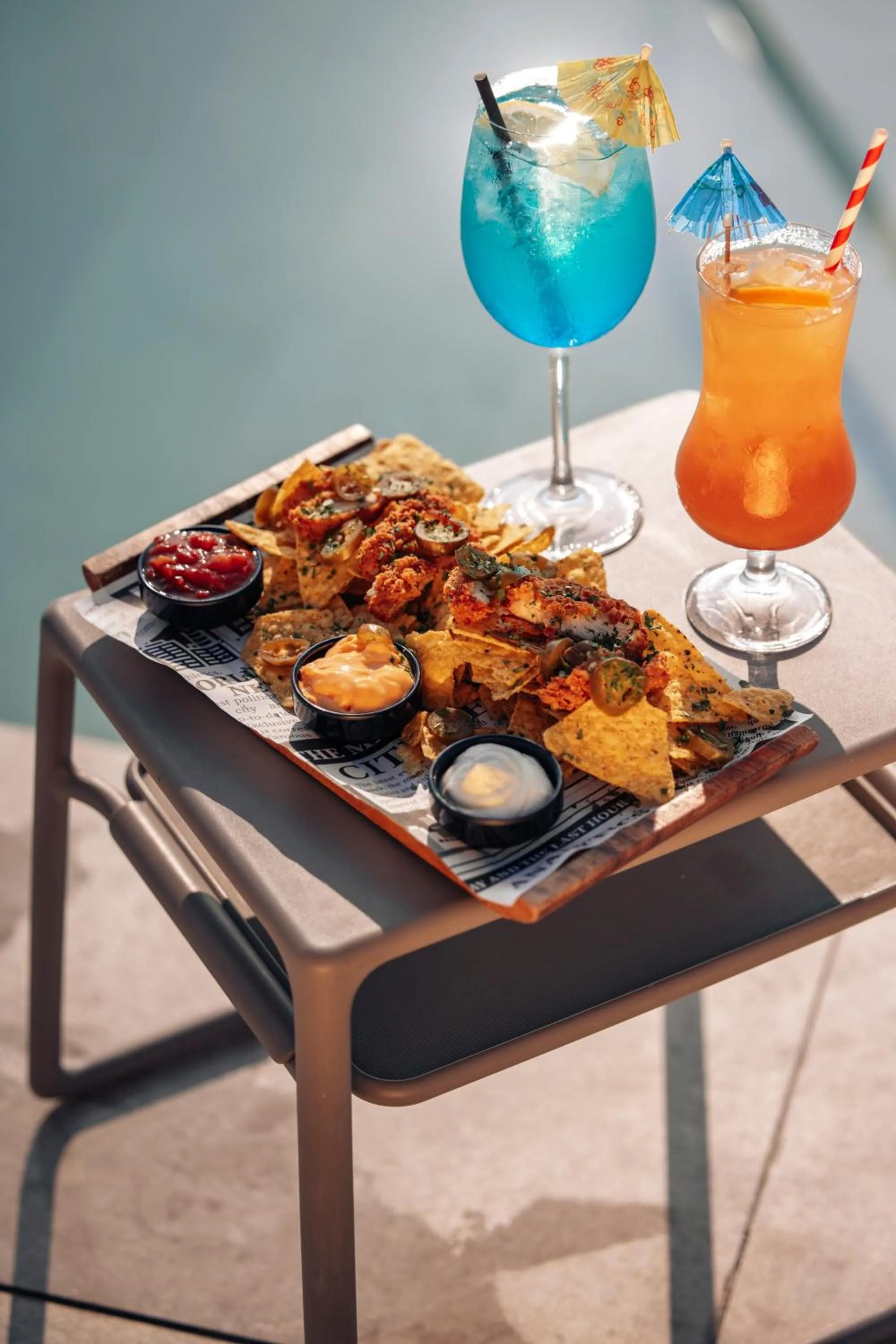 Swimming pool in Grands Suites Hotel and Spa Sliema