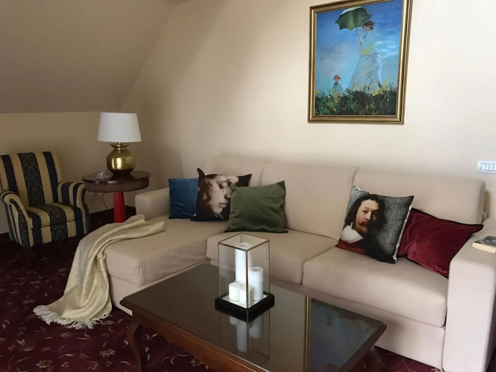 Living room, Bed in Hotel Boutique Belvedere