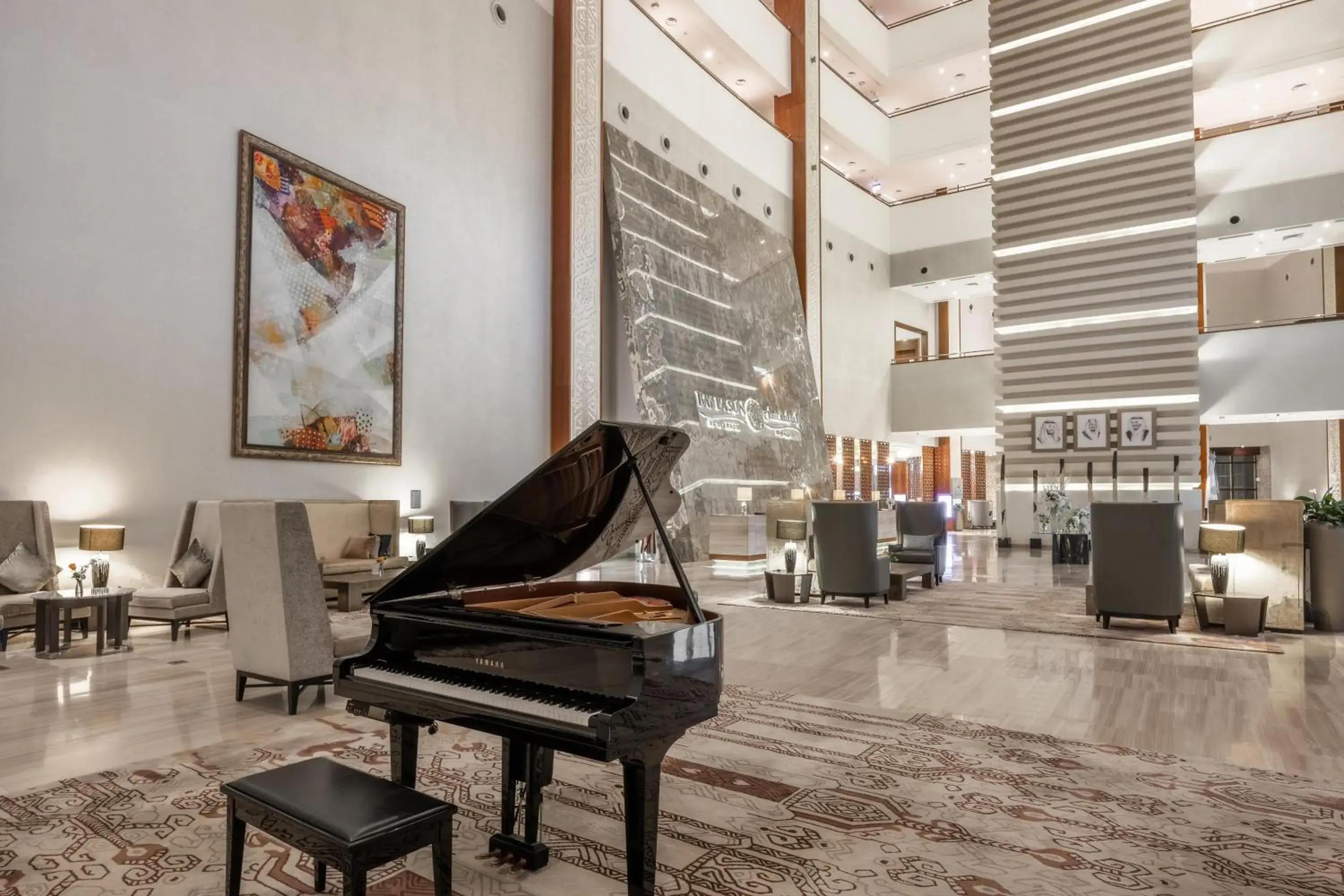 Lobby or reception in Bay La Sun Hotel and Marina - Emaar King Abdullah Economic City Lobby or reception in Bay La Sun Hotel and Marina - Emaar King Abdullah Economic City