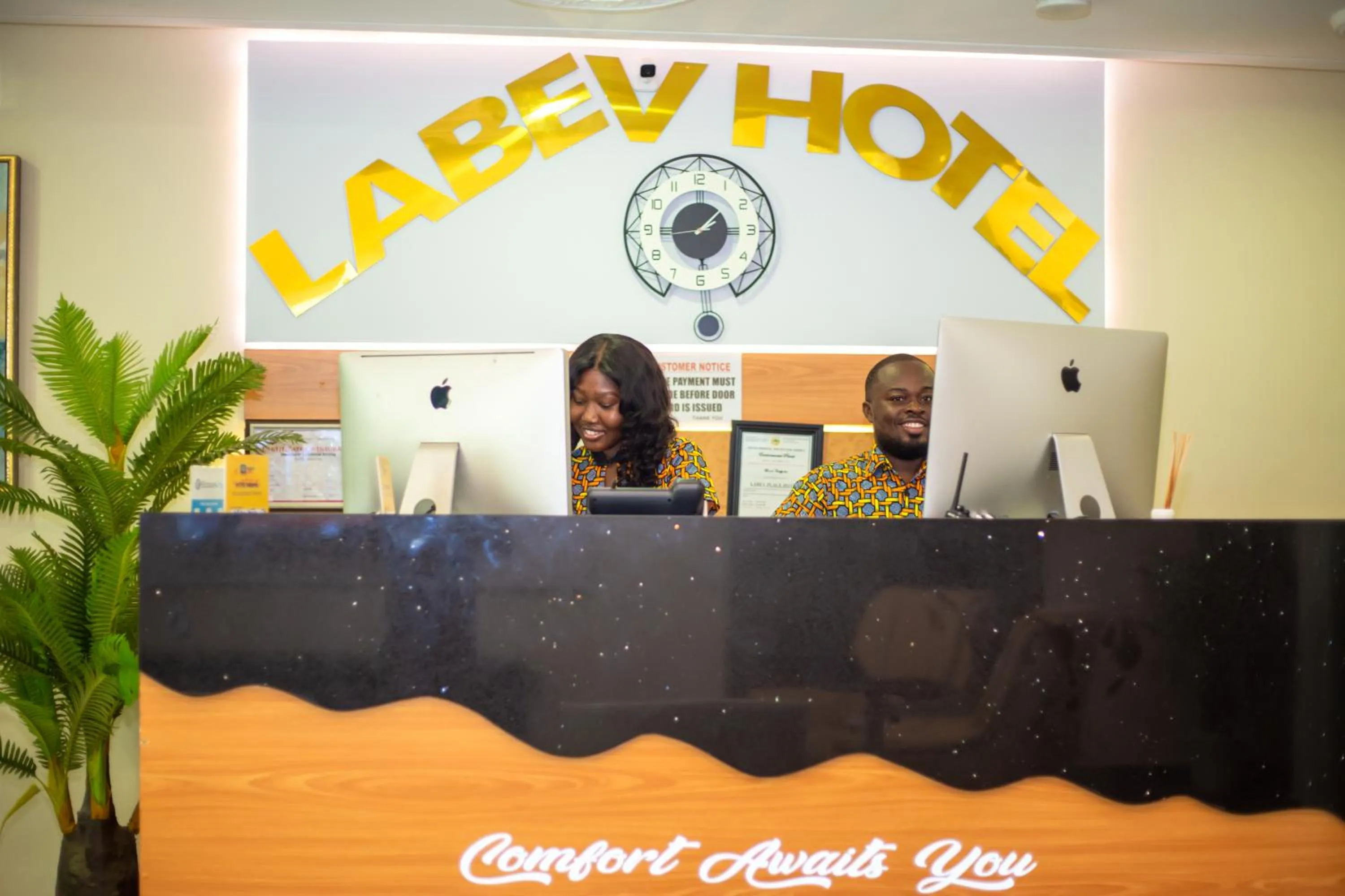 Lobby or reception in Labev Hotel