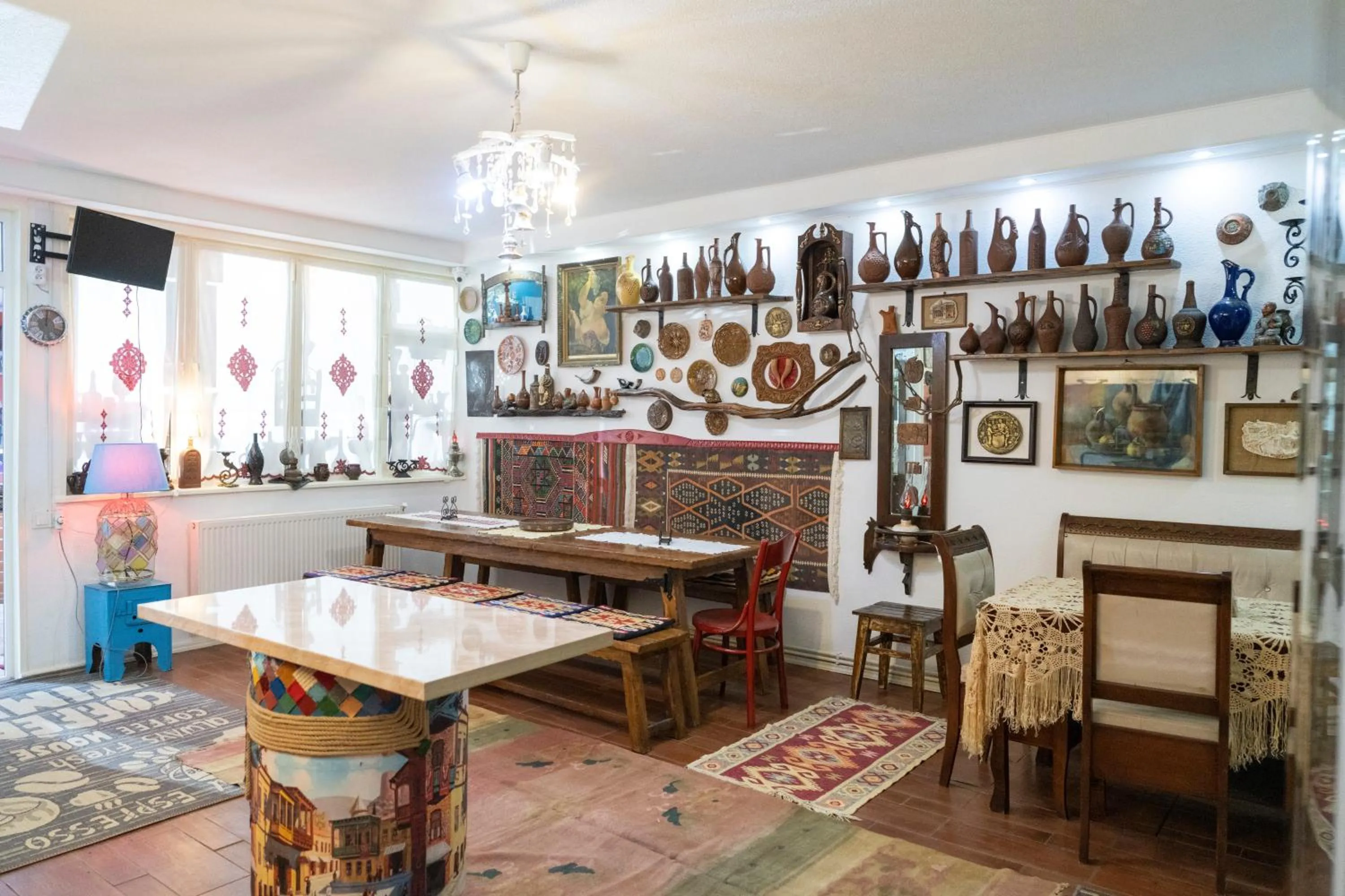 Kitchen or kitchenette in Elia Boutique Hostel & Apart-Hotel