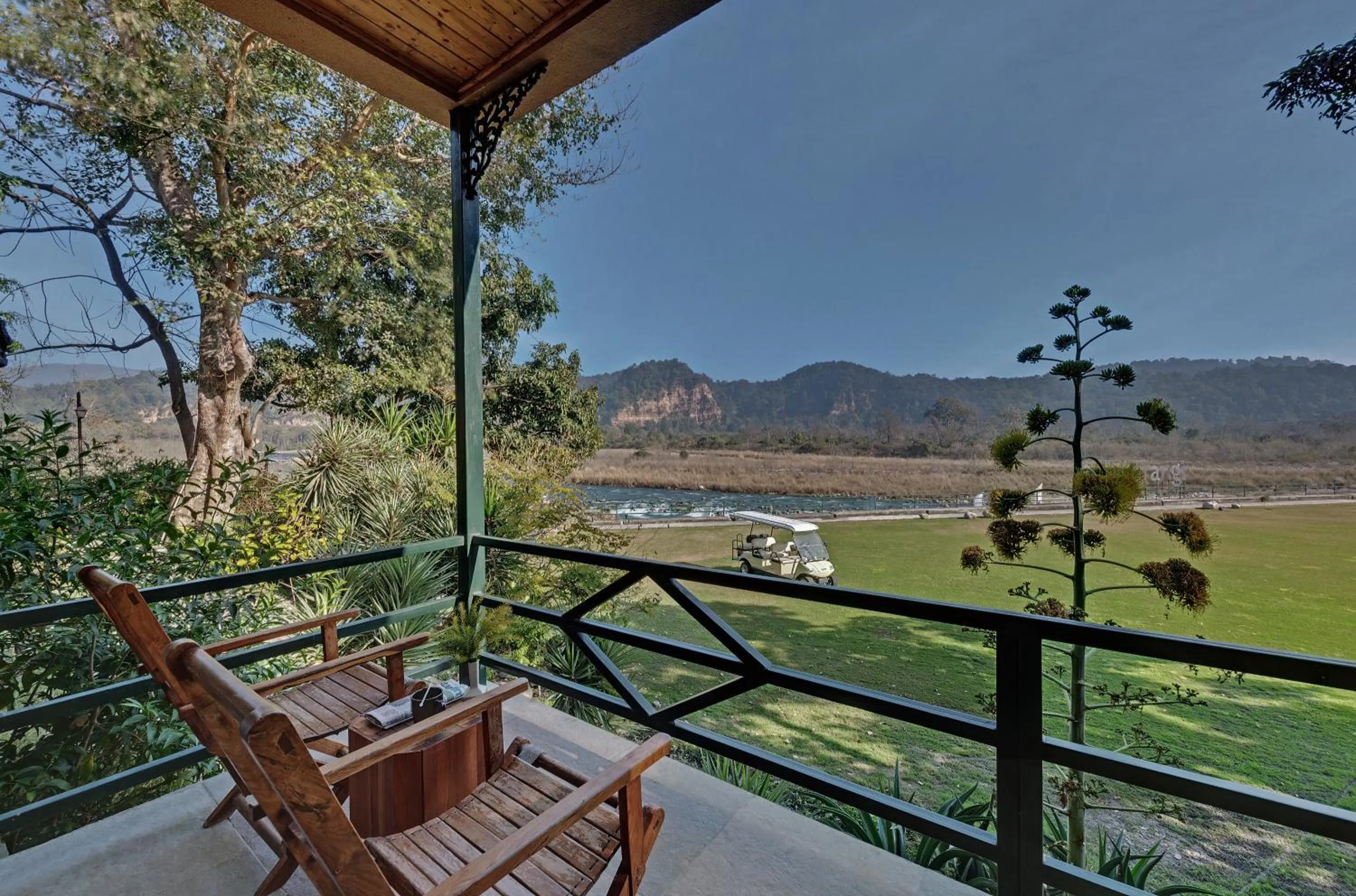 Balcony/Terrace in Tarangi Resort and Spa