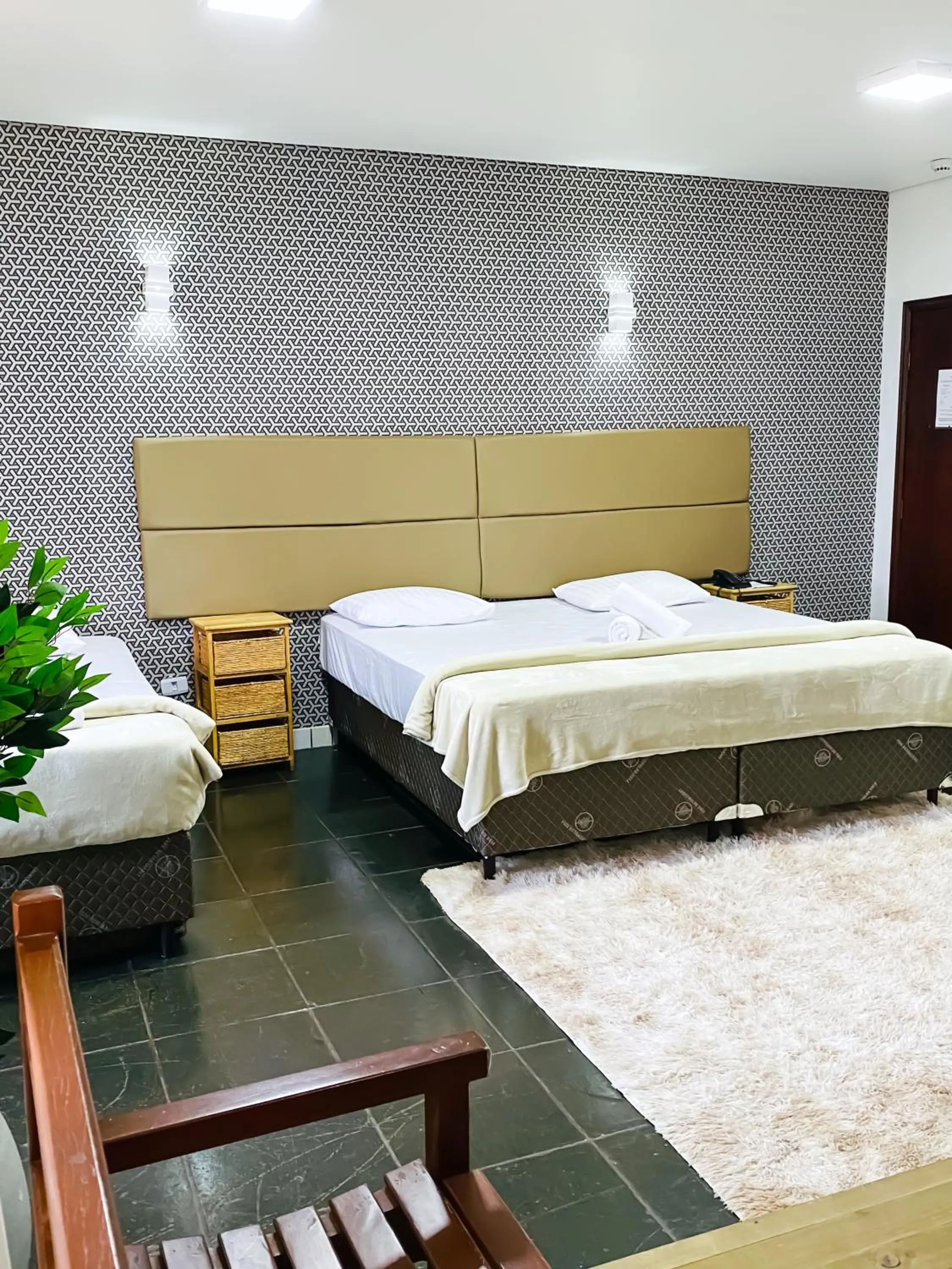 Bedroom, Bed in Park Hotel Modelo