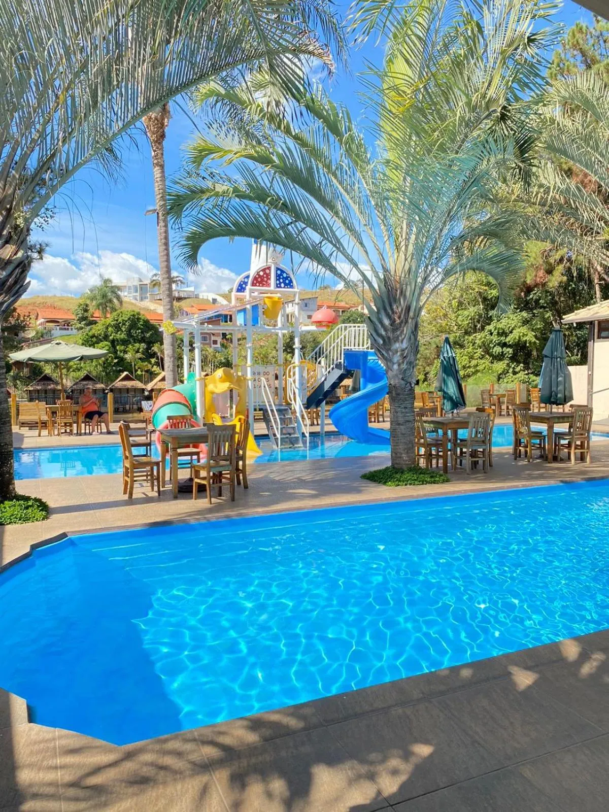 Pool view in Park Hotel Modelo