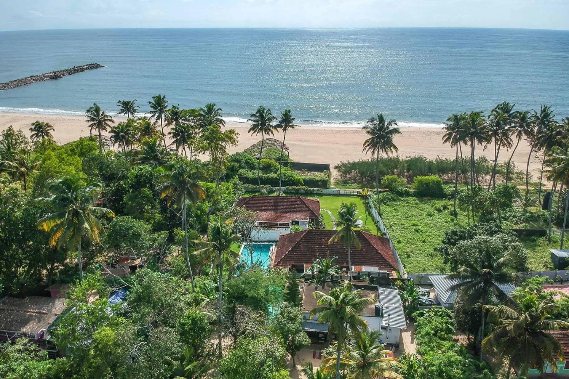 Property building in Deshadan's Tarangi Beach Villas,Marari