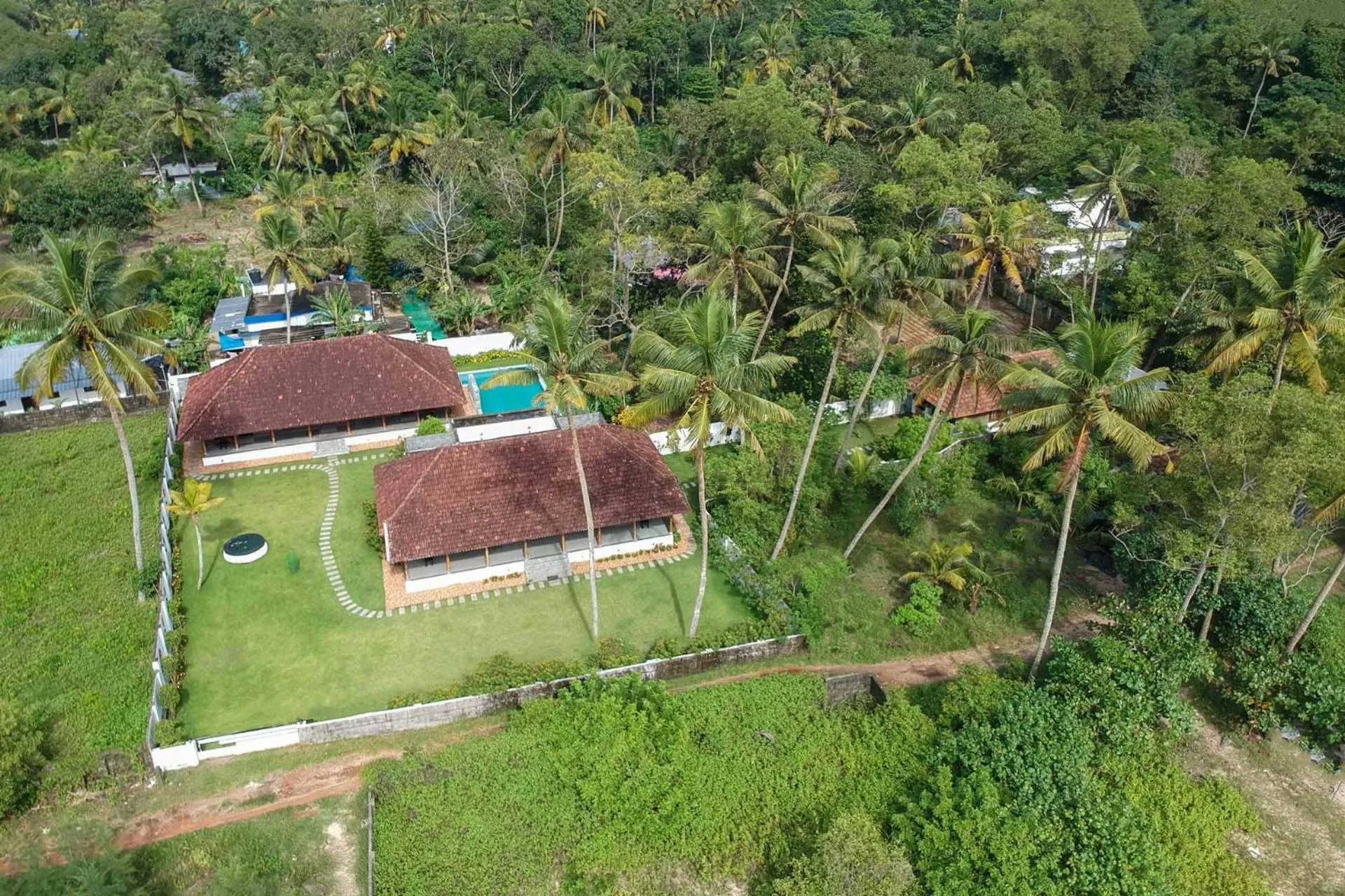 Property building in Deshadan's Tarangi Beach Villas,Marari