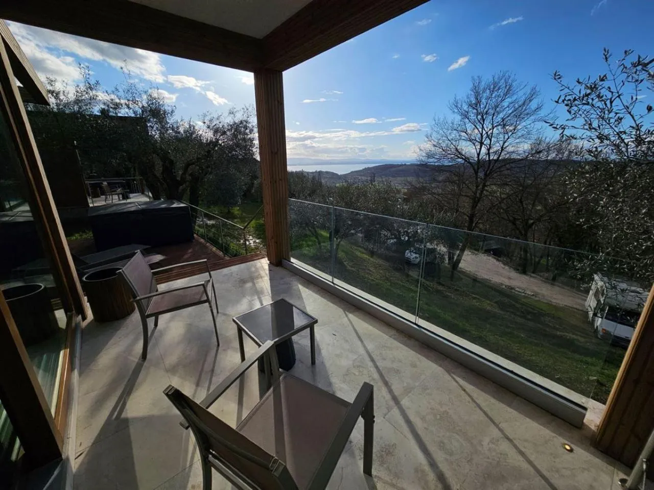 View (from property/room) in EcoResort Il Cantico della Natura