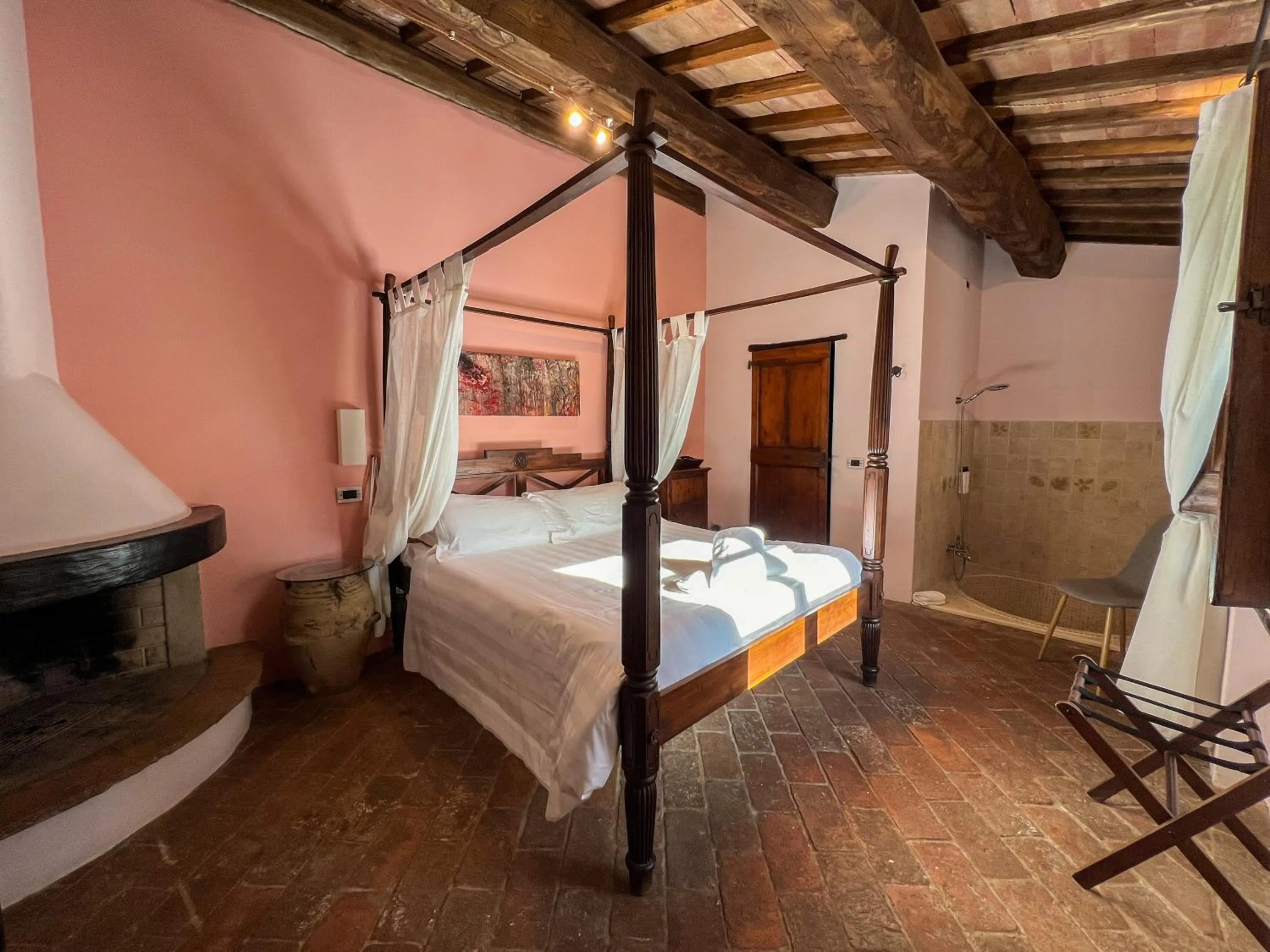 Bed in EcoResort Il Cantico della Natura