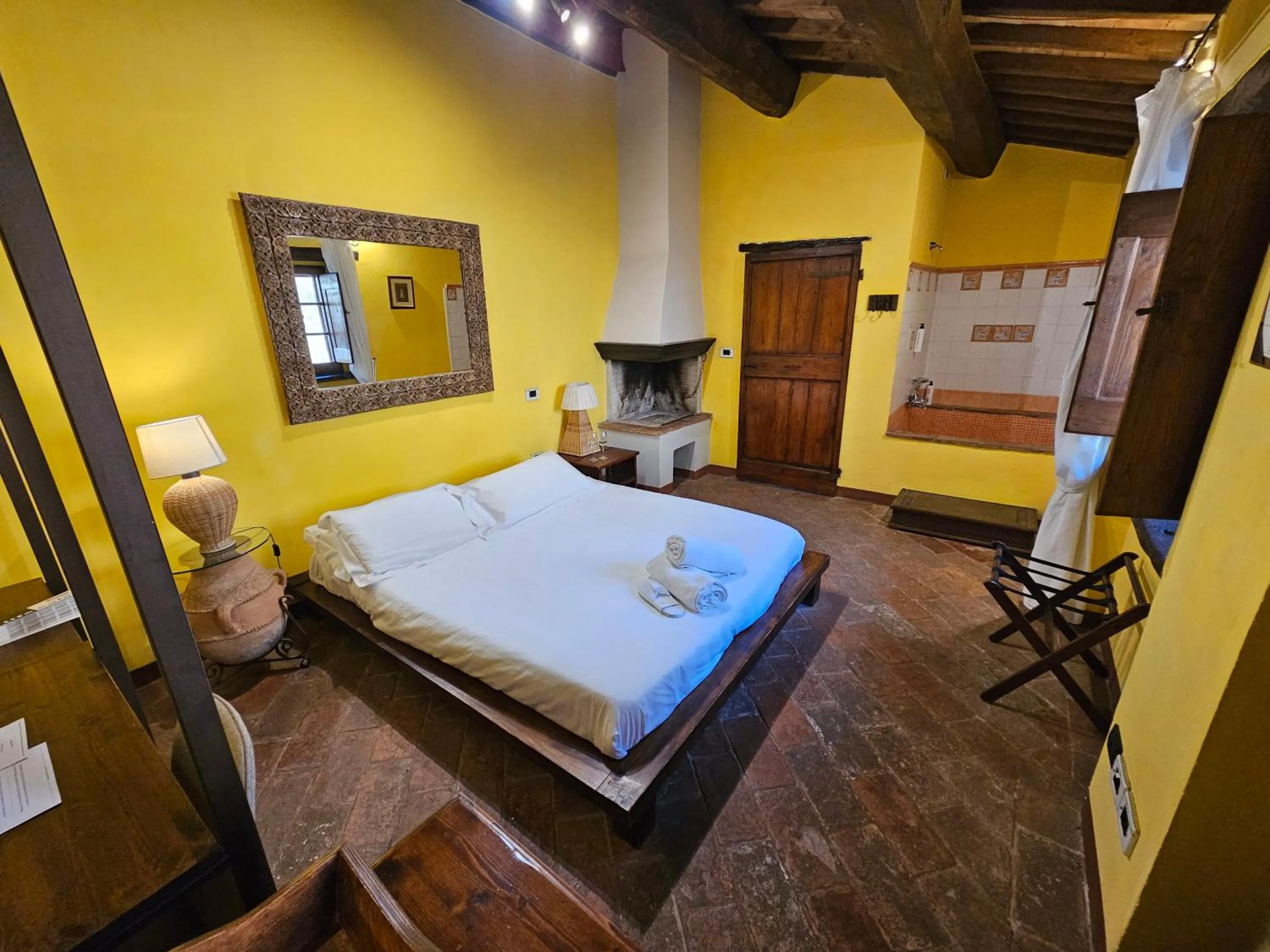 Bed in EcoResort Il Cantico della Natura