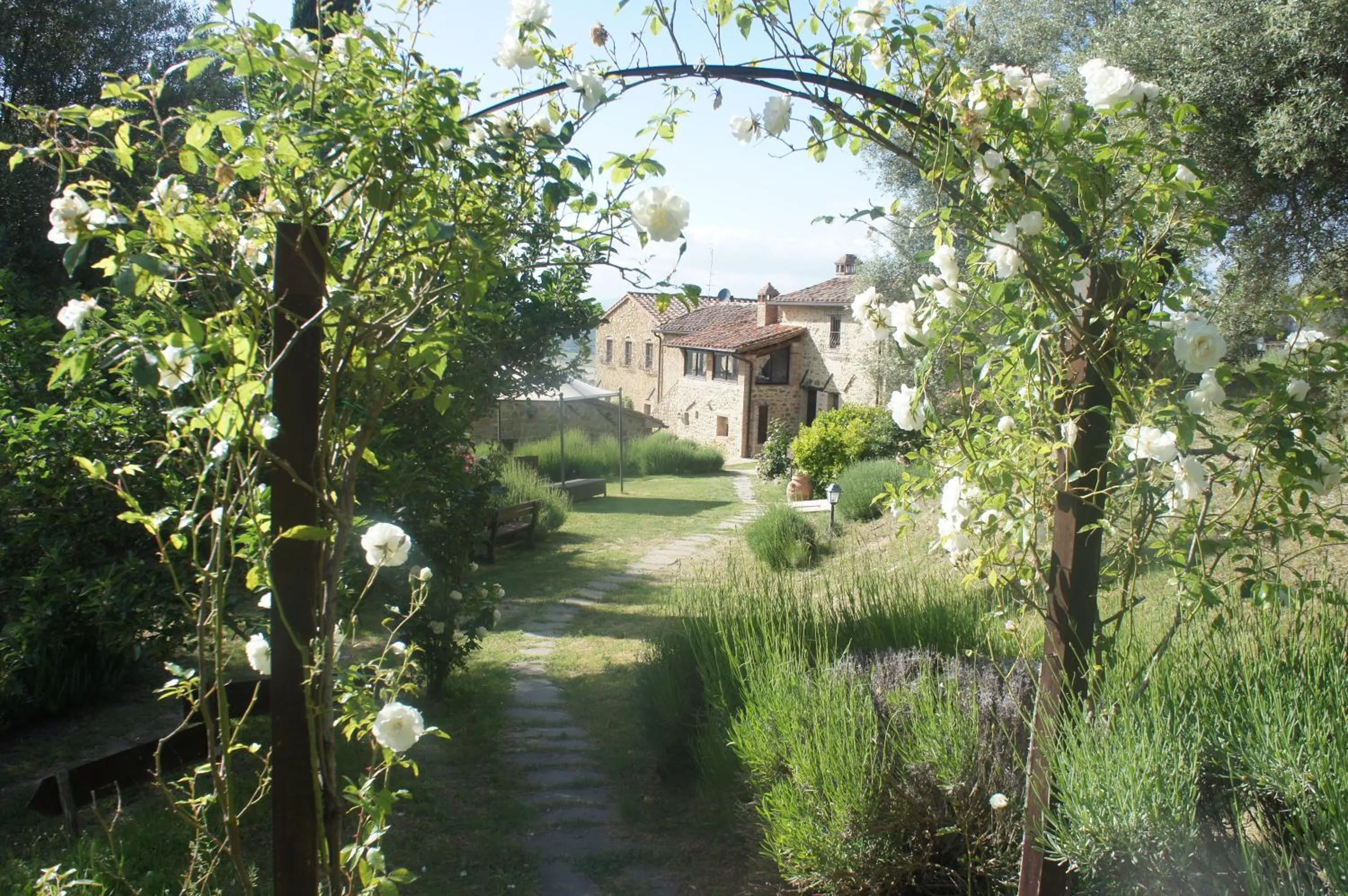 Garden view in EcoResort Il Cantico della Natura