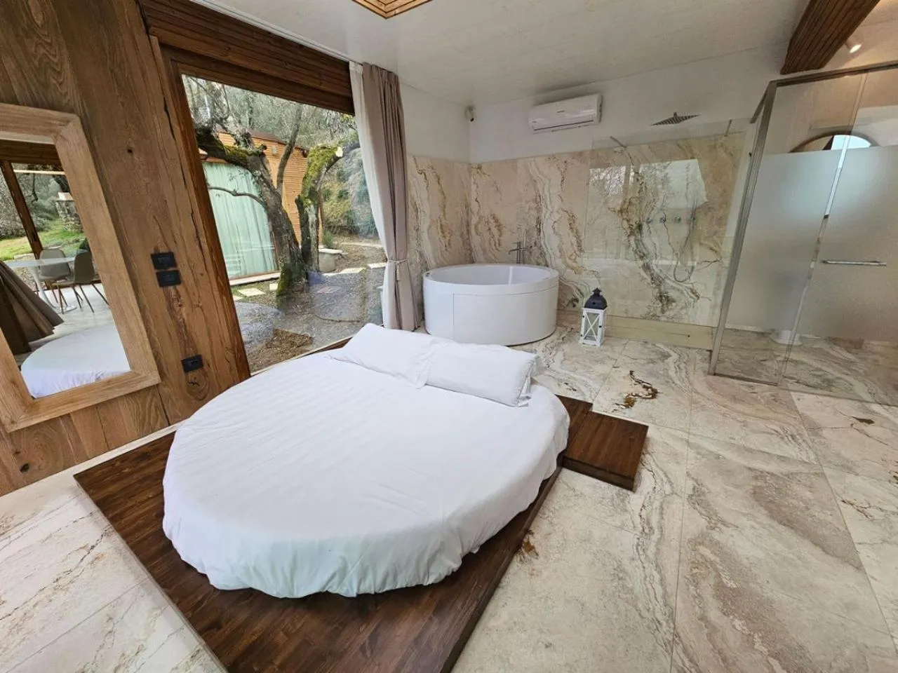 Bed in EcoResort Il Cantico della Natura