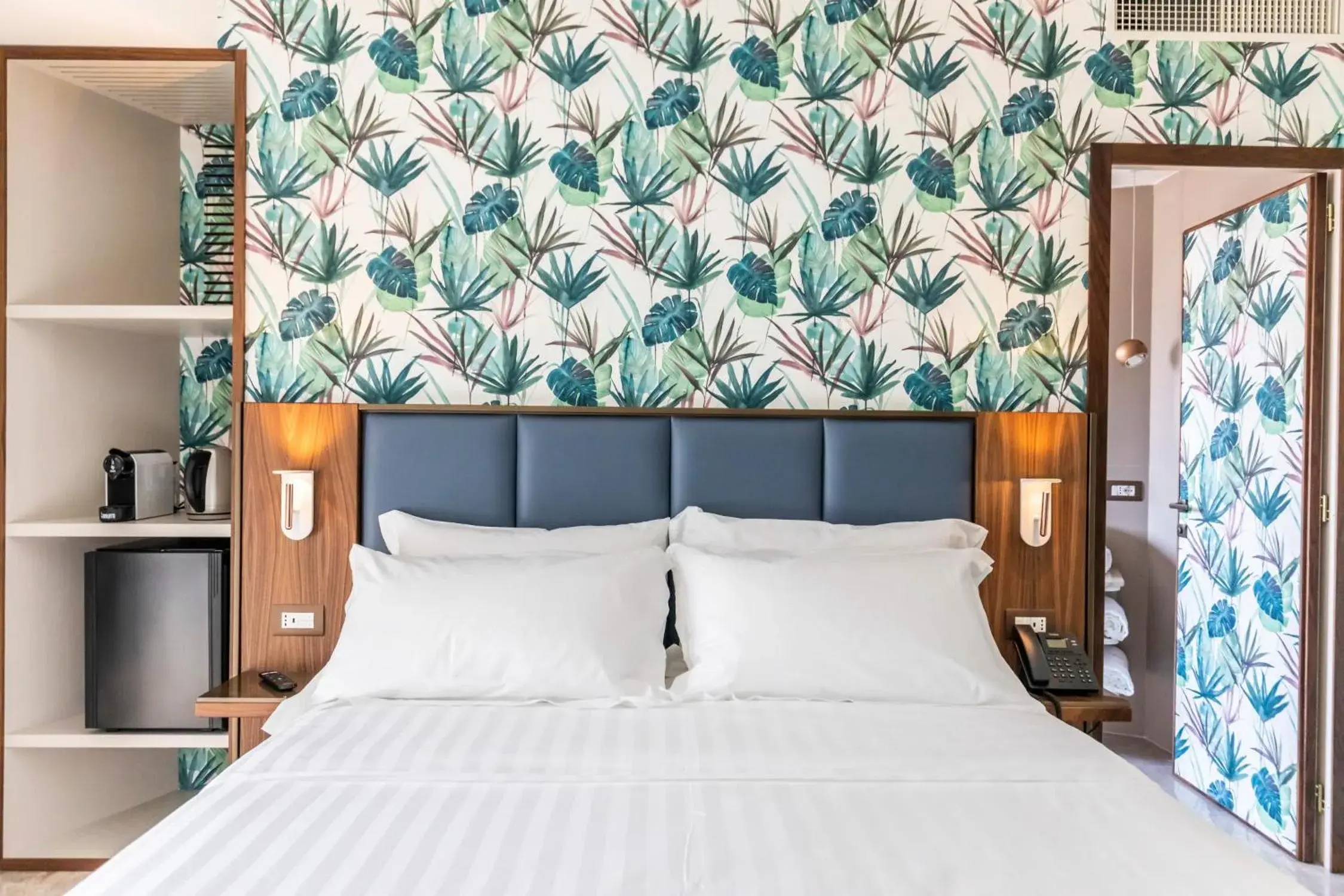 Bed in Solmaris Tropea Rooms & Suites Bed in Solmaris Tropea Rooms & Suites