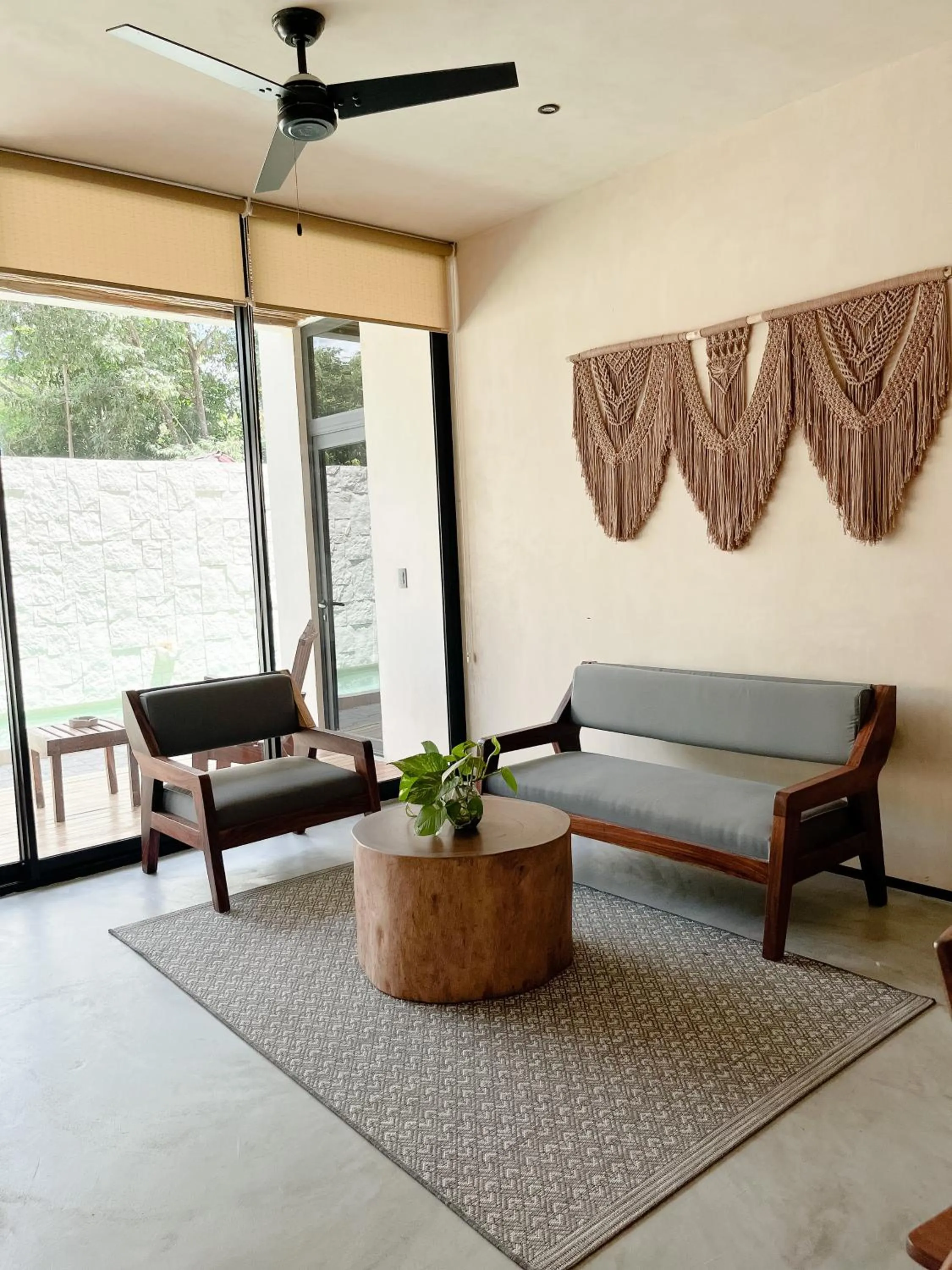 Living room in La Veleta luxury condos