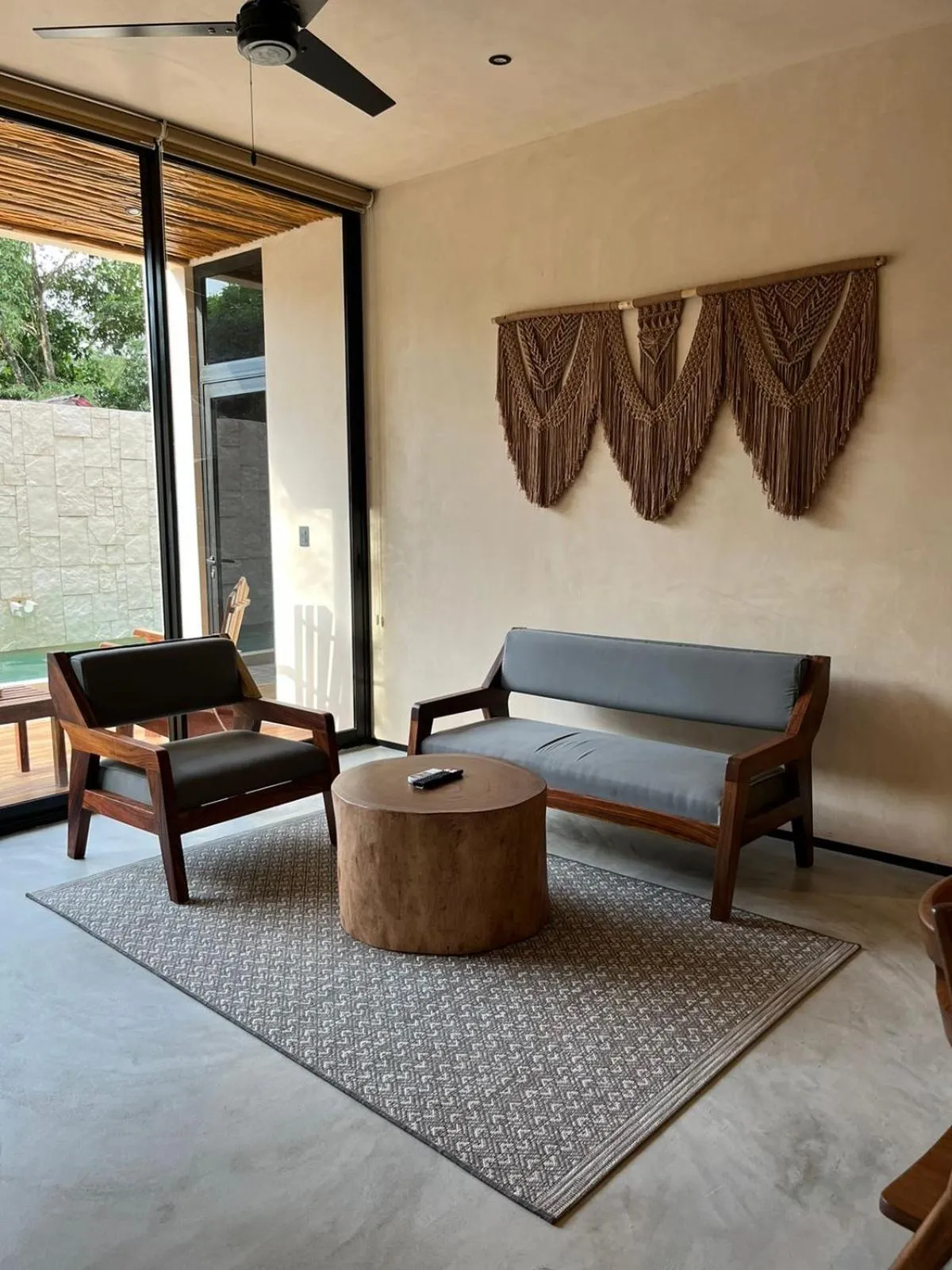 Living room in La Veleta luxury condos
