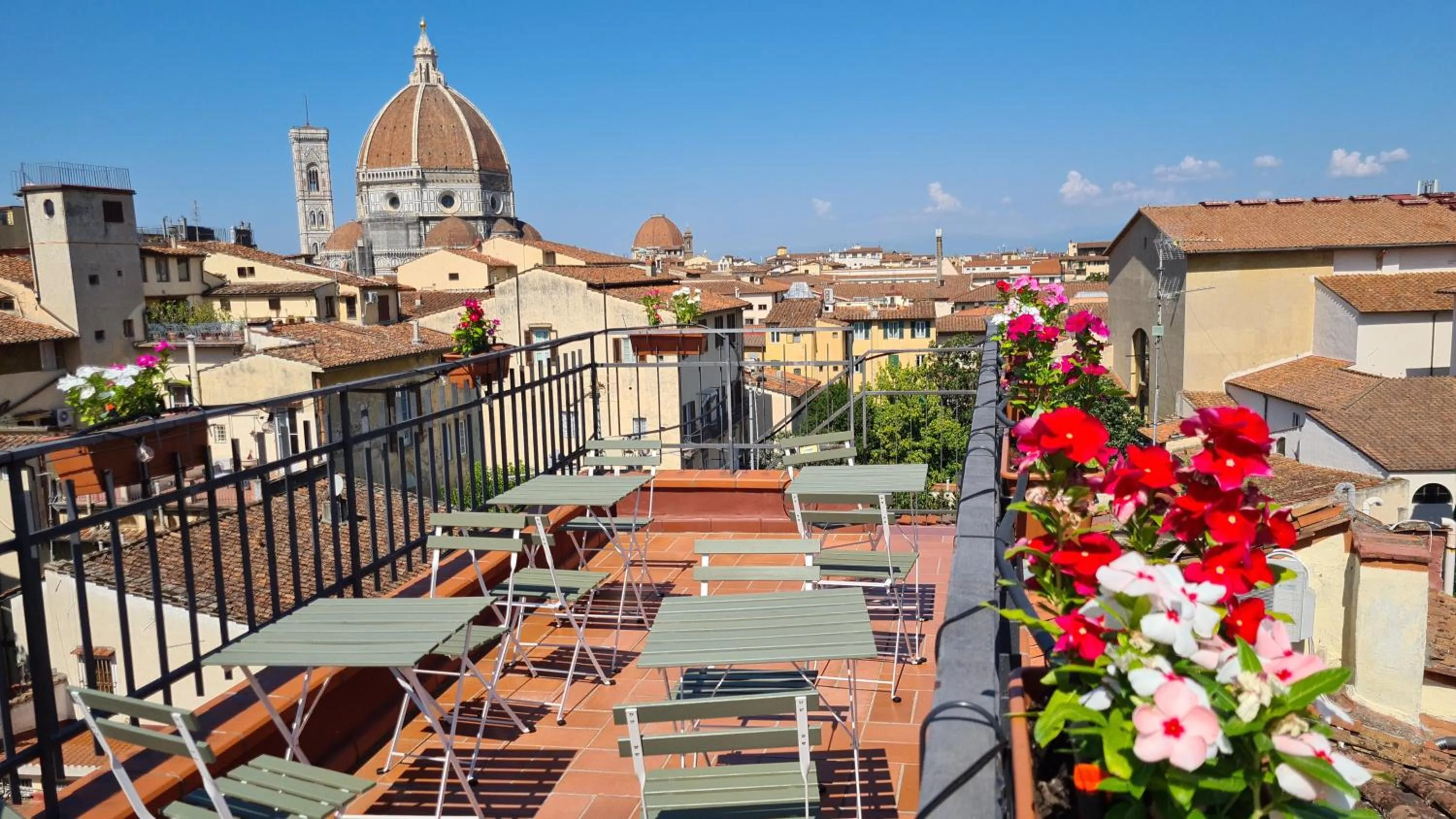 View (from property/room) in Hotel Cardinal of Florence - recommended for ages 25 to 55