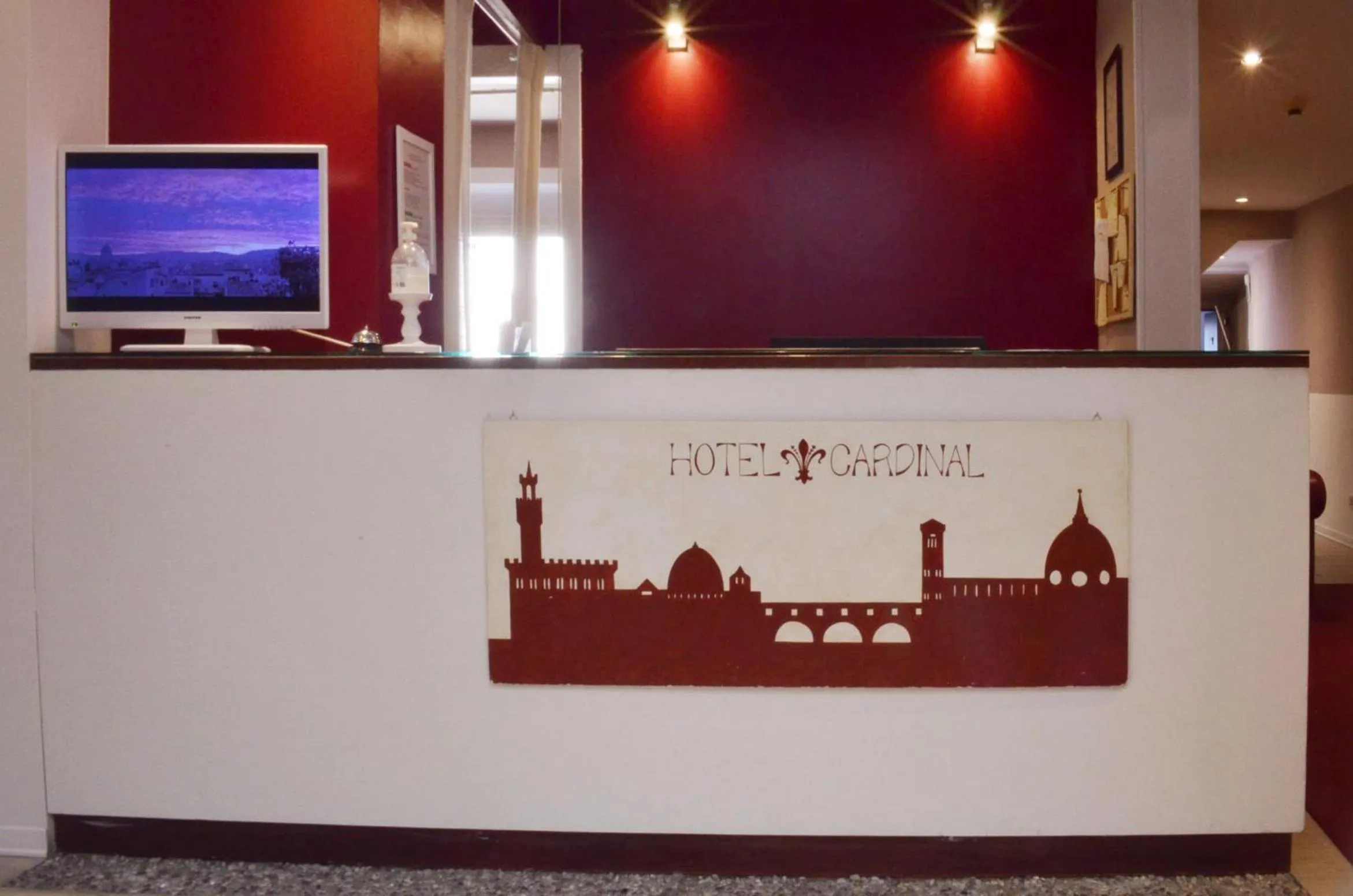Lobby or reception in Hotel Cardinal of Florence - recommended for ages 25 to 55