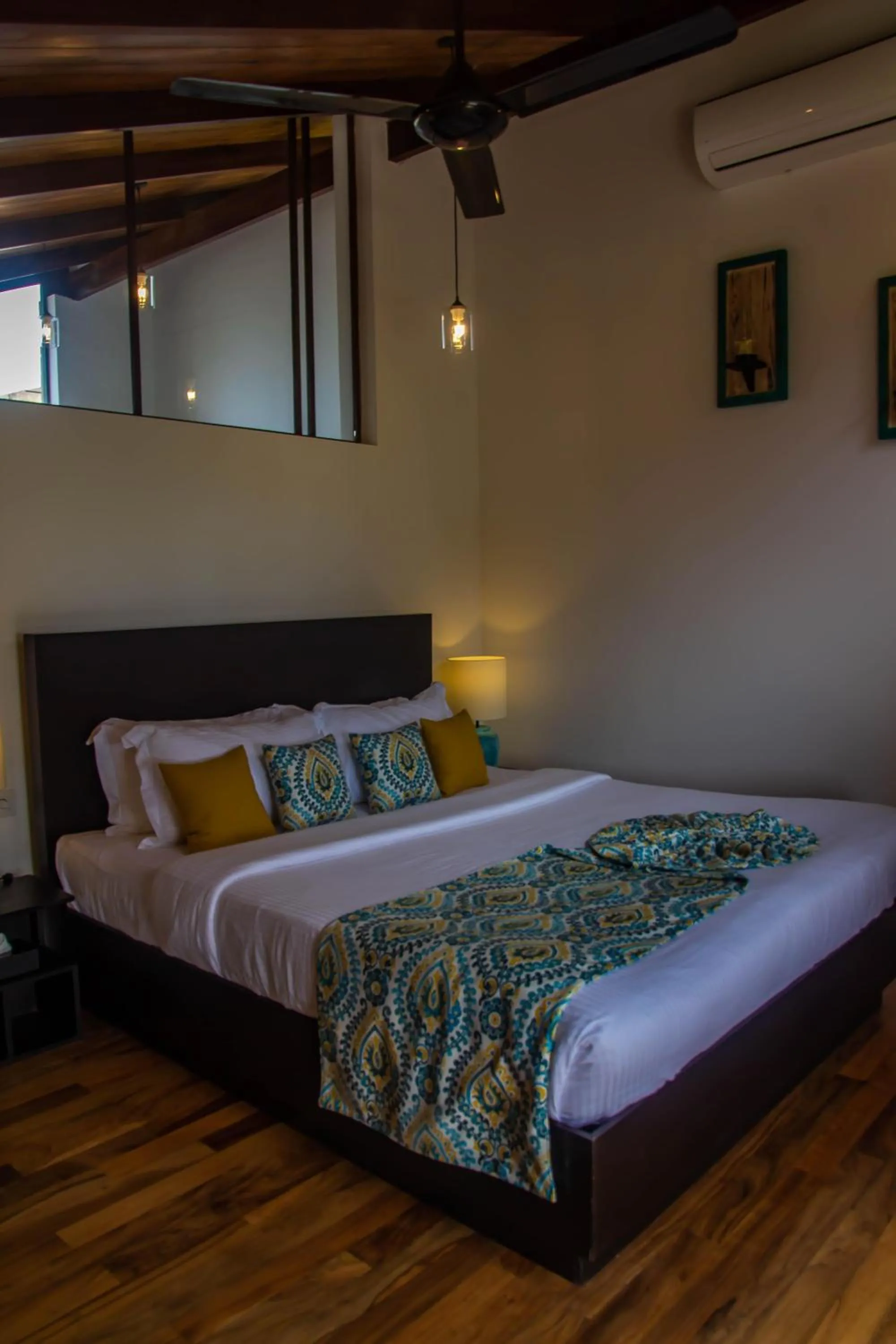Bed in Inidi Leisure Luxury Villas