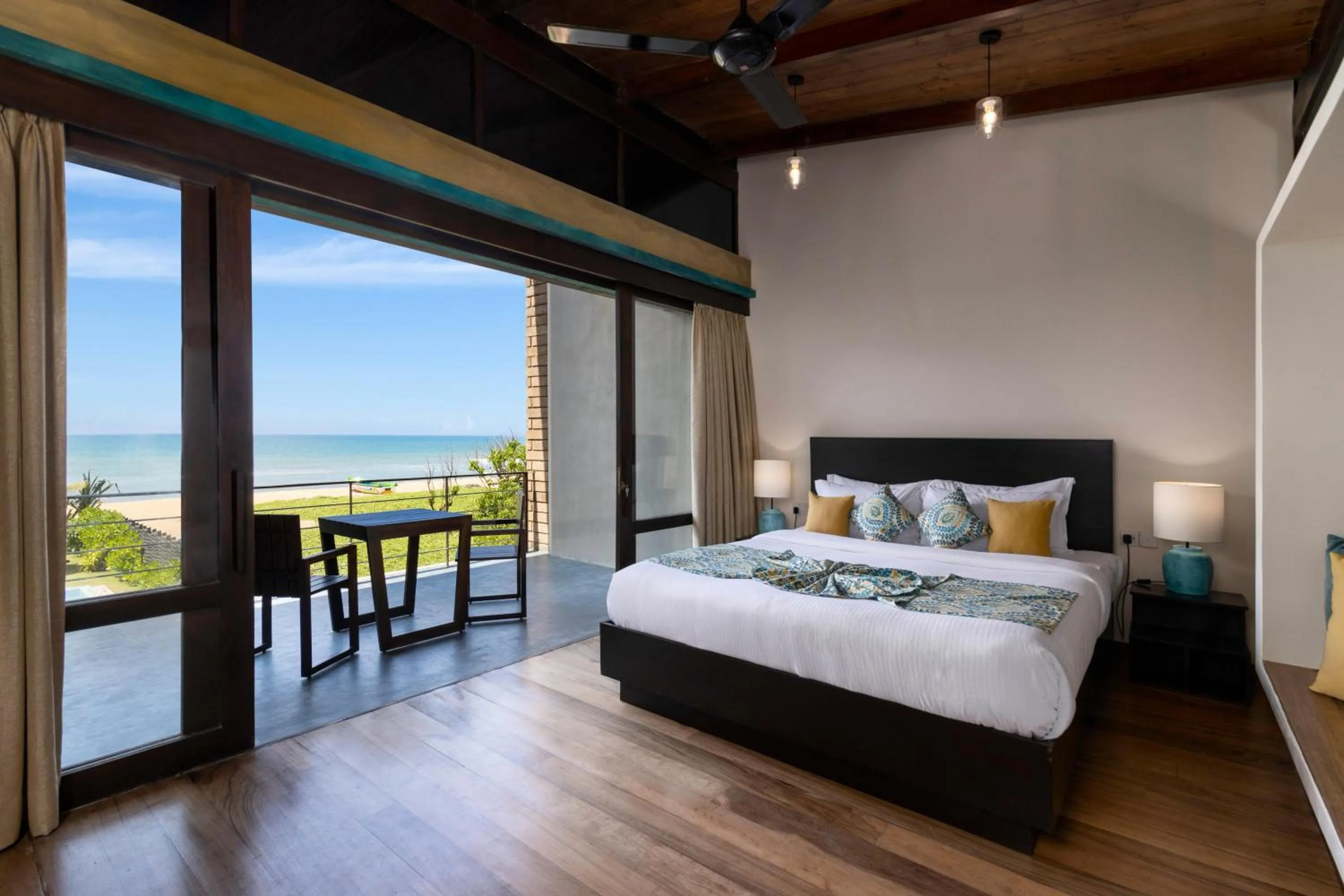 Bed in Inidi Leisure Luxury Villas