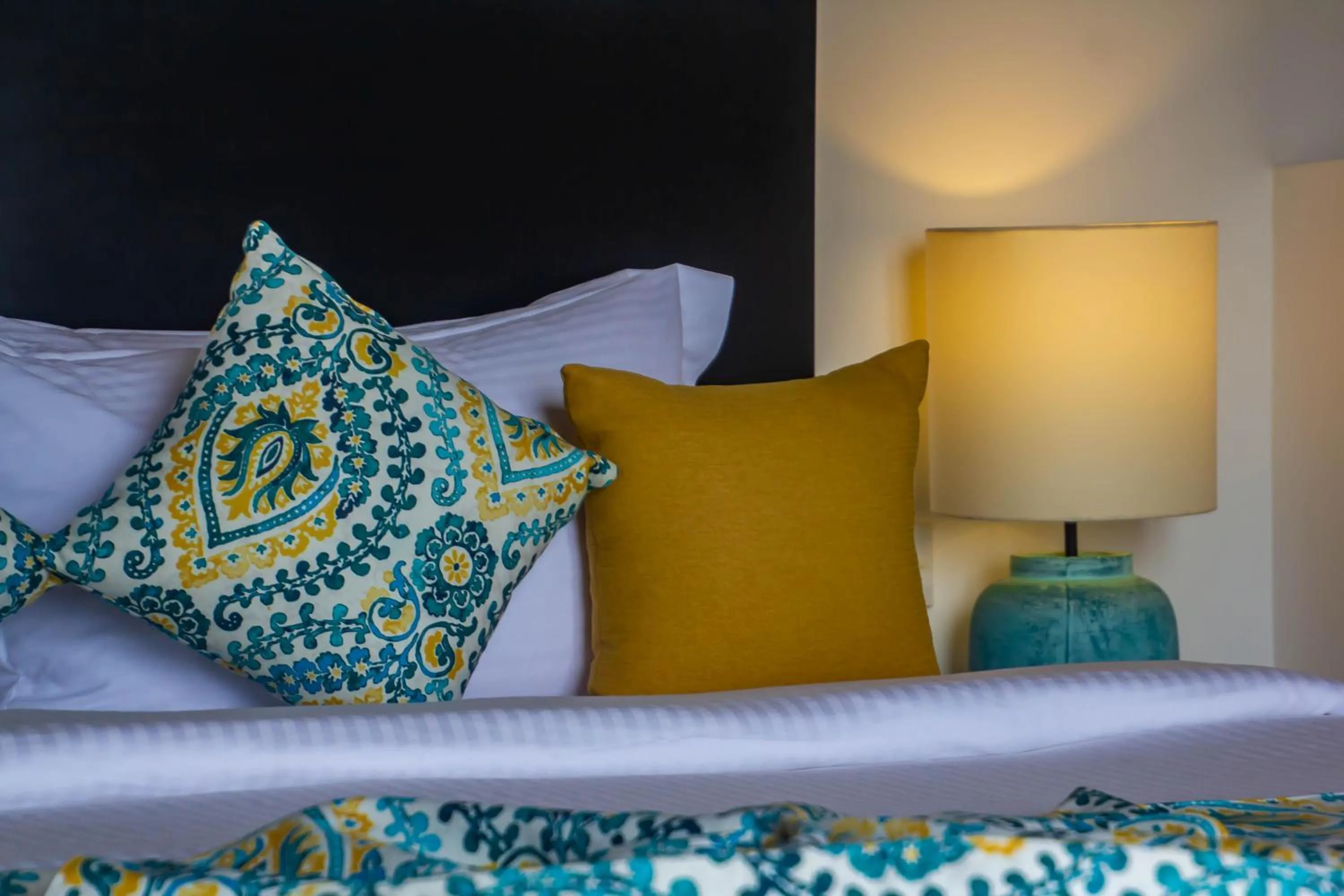 Bed in Inidi Leisure Luxury Villas