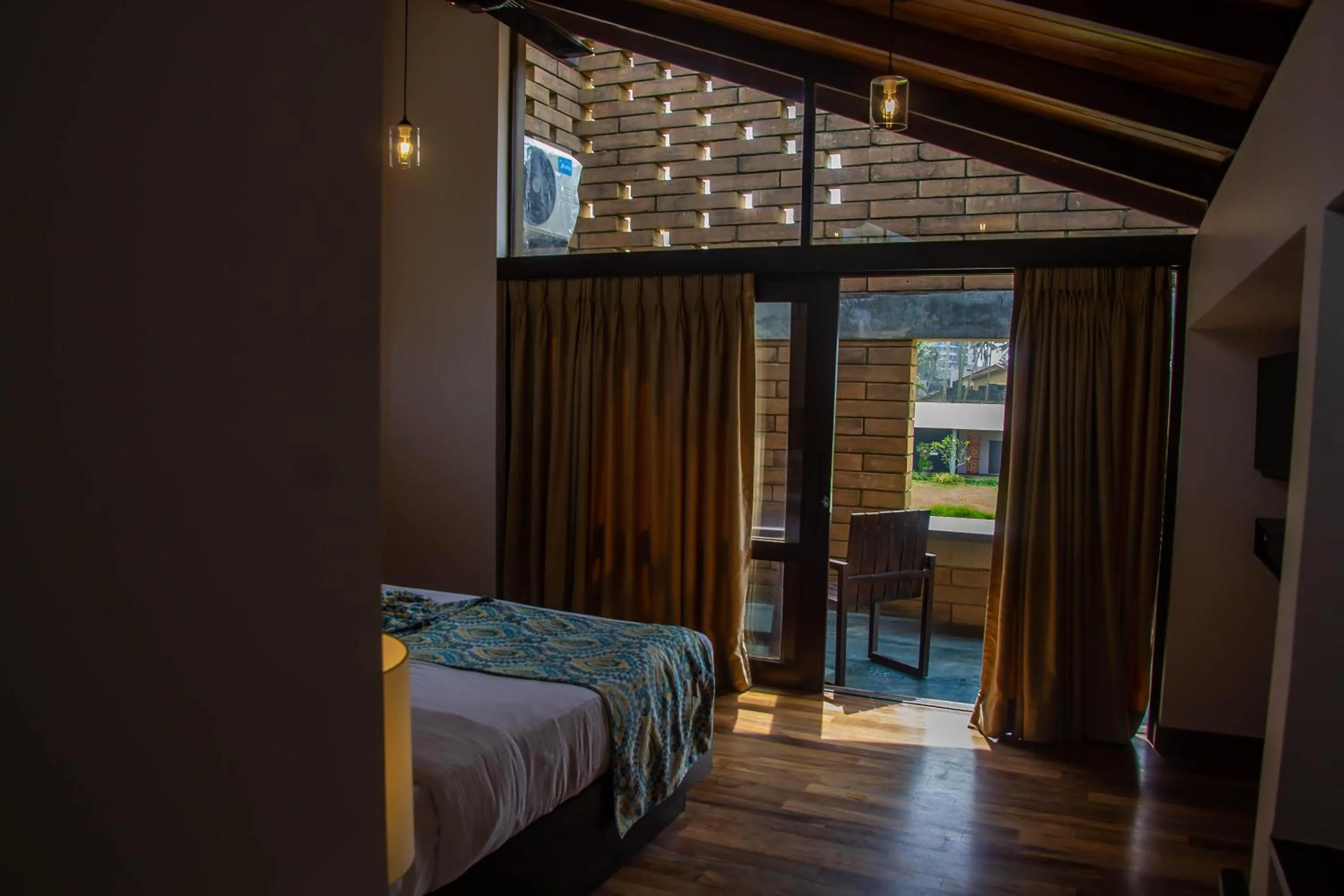 Bed in Inidi Leisure Luxury Villas