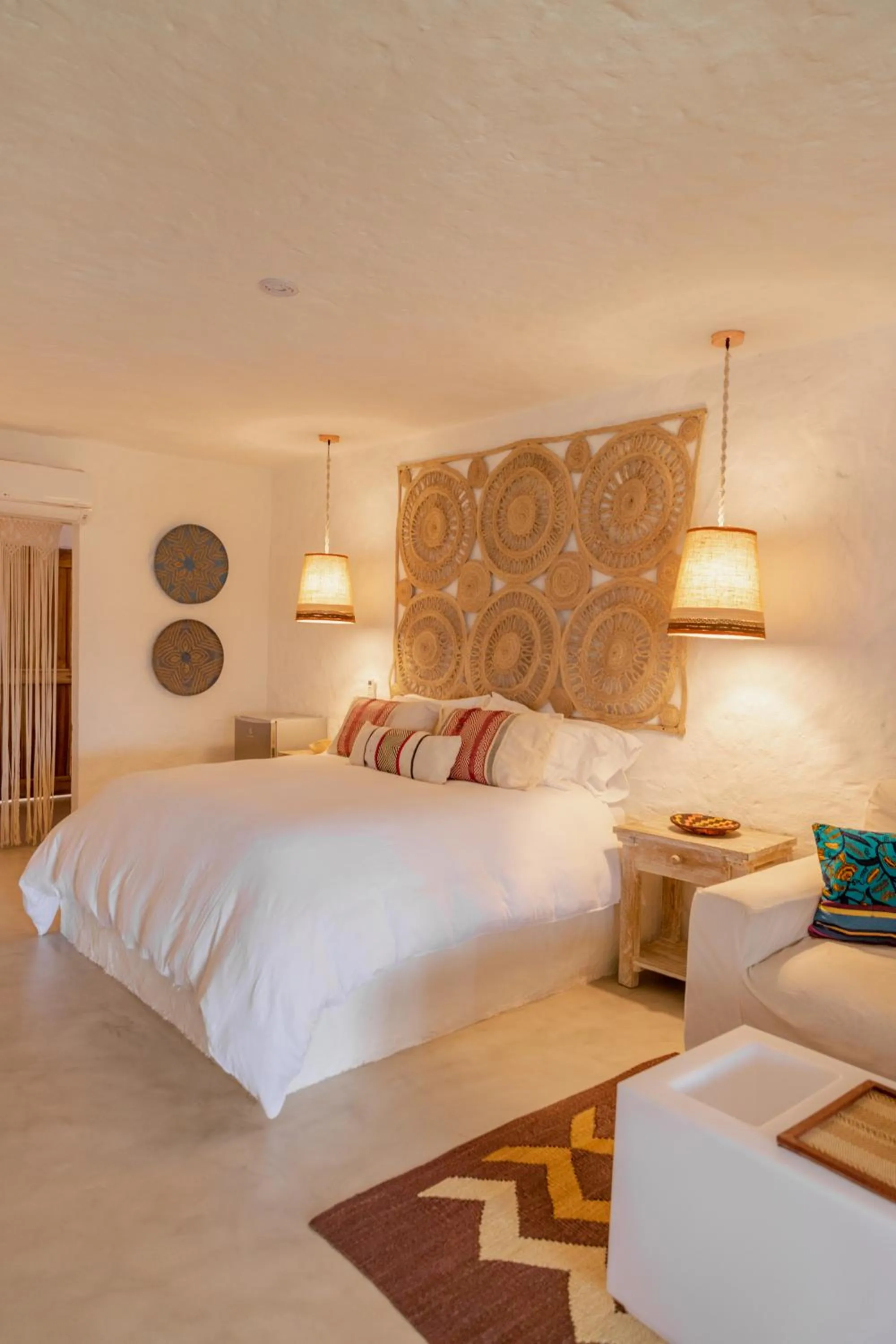 Bed in Bora Bora Beach Club Cartagena