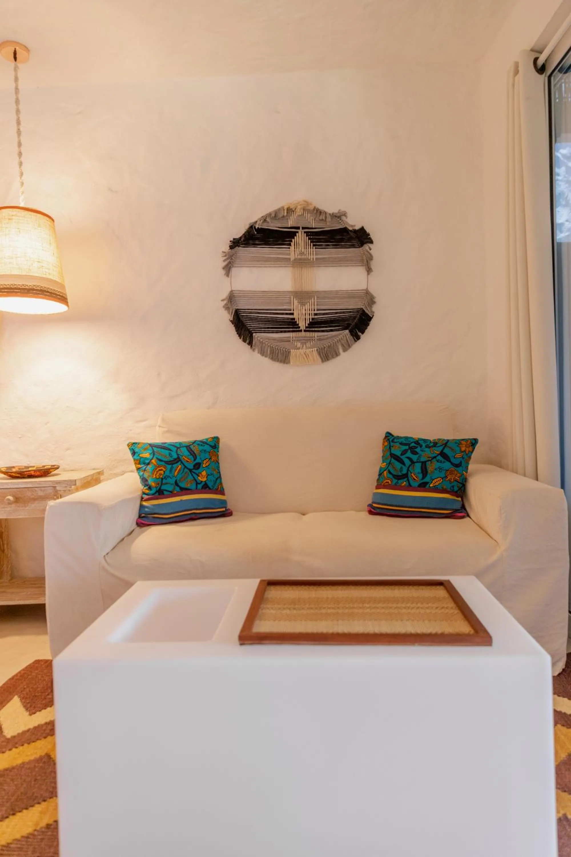 Decorative detail, Bed in Bora Bora Beach Club Cartagena