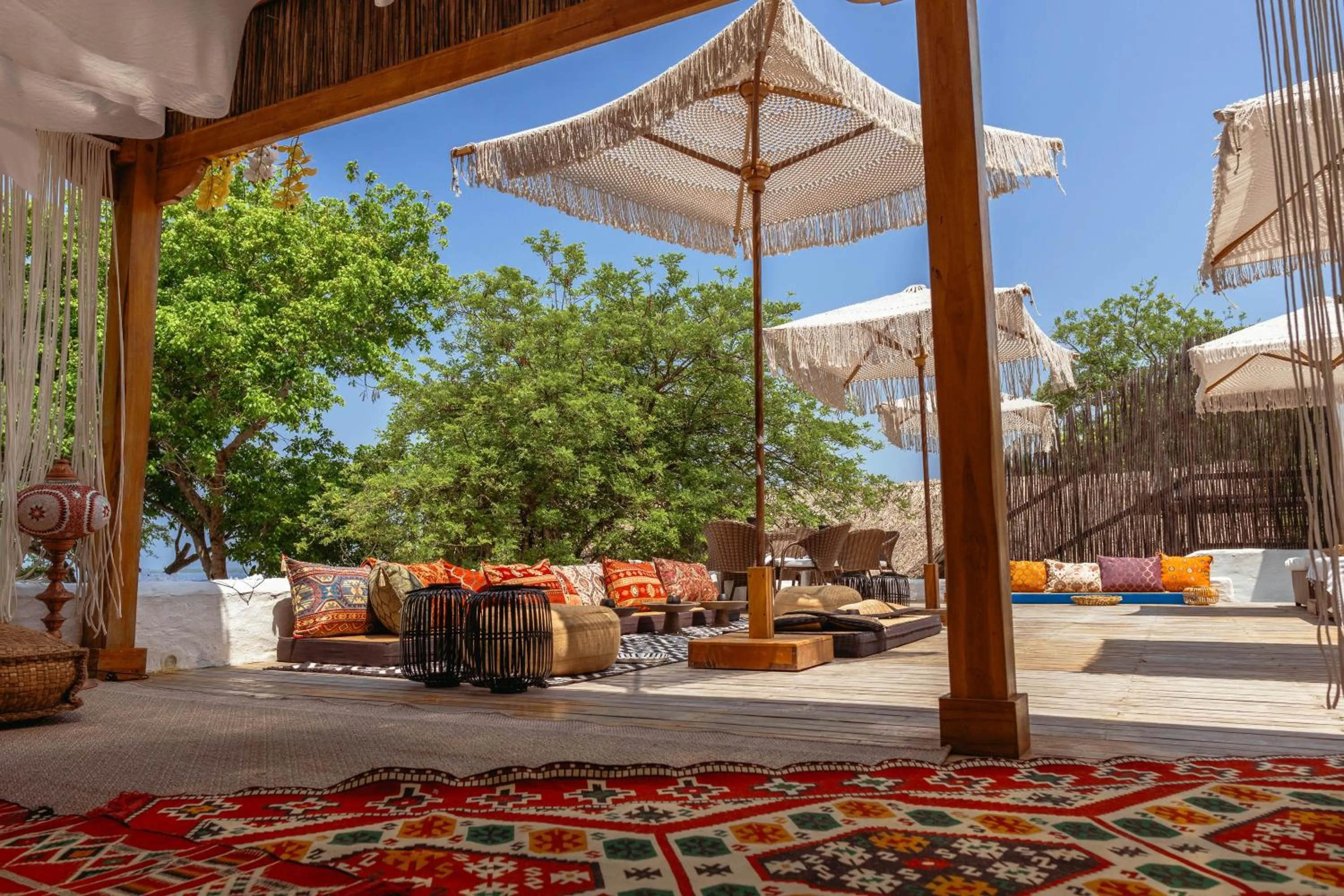Patio in Bora Bora Beach Club Cartagena
